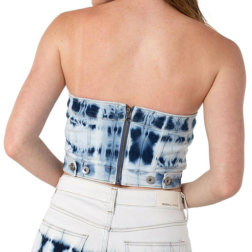 Kendall + Kylie Women Tie Dye Tube Top