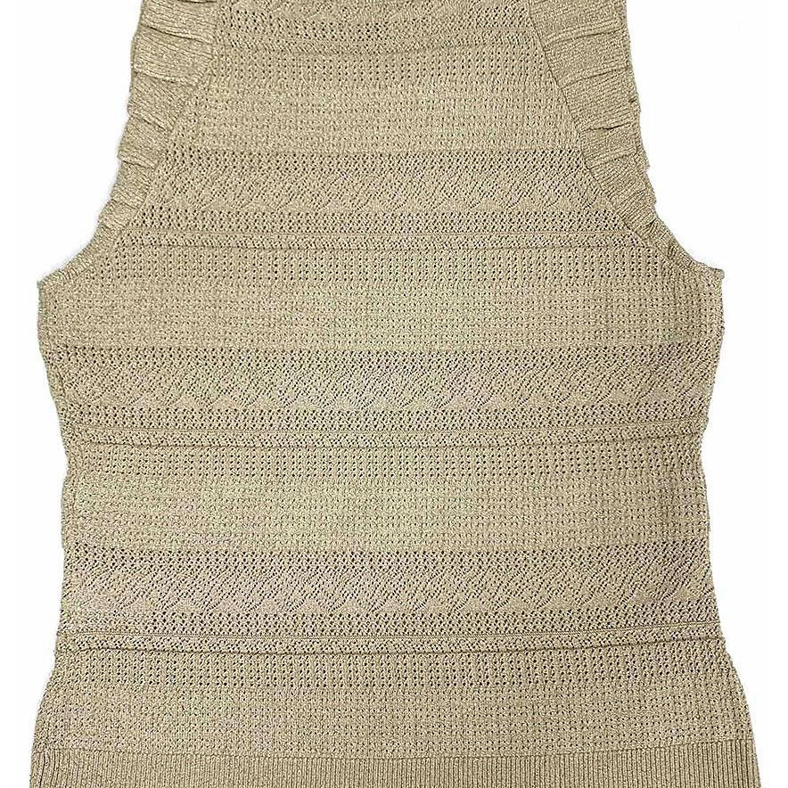 INC International Concepts Women Ruffle Trim Sweater