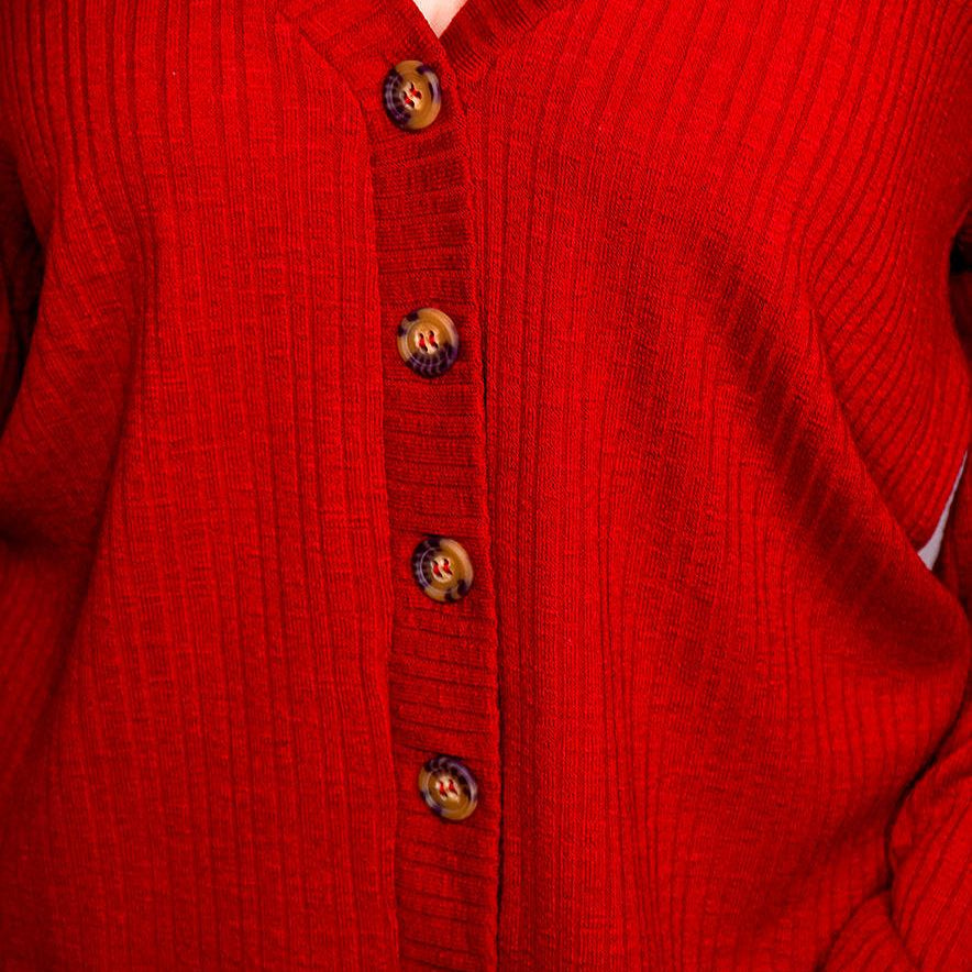Self Esteem Women Rib Knit Cardigan Top