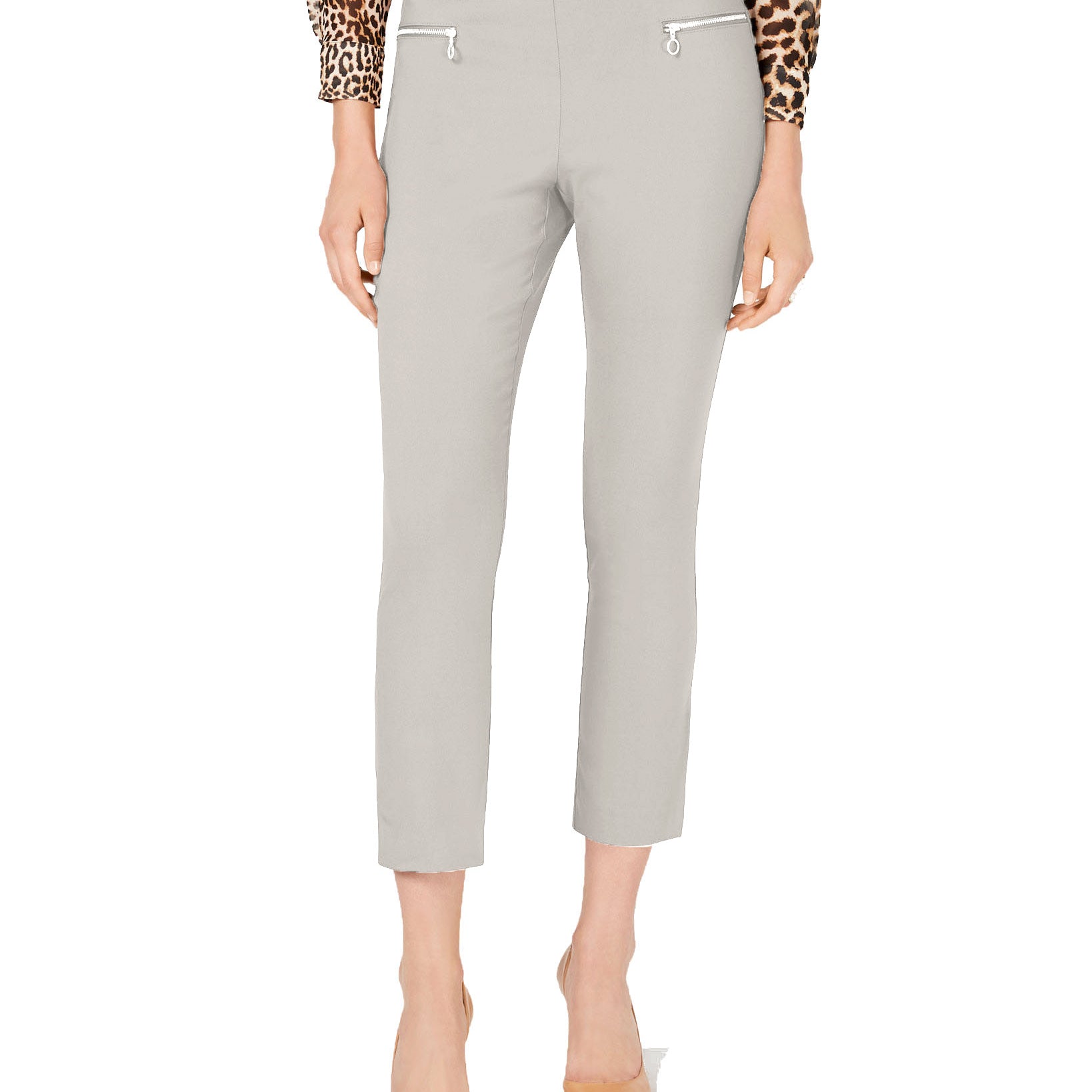 INC International Concepts Women Skinny Ankle Pants Toad Stool