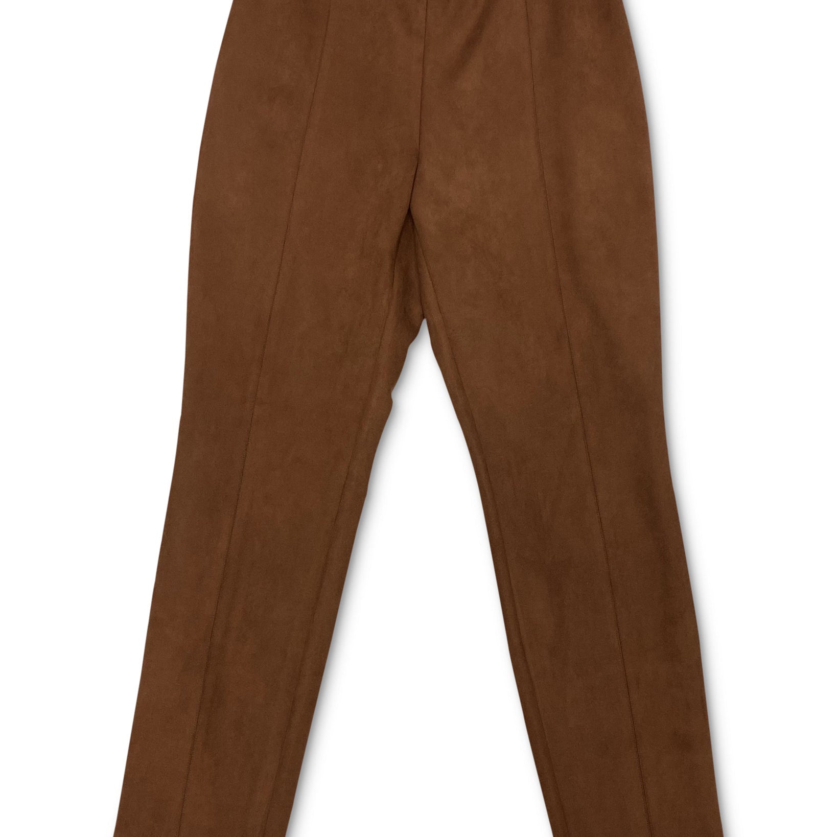 Charter Club Women Faux Suede Pants Warm Cognac