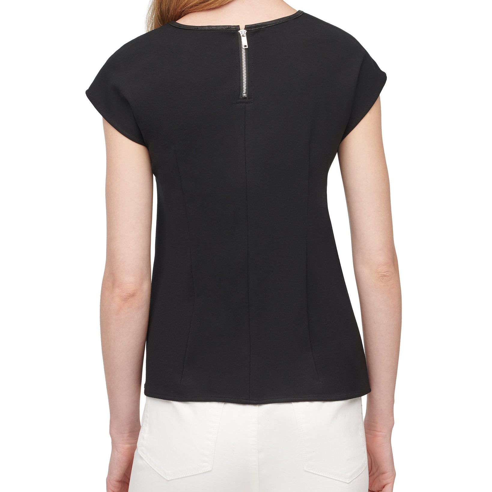 DKNY Women Asymmetrical Draped Top