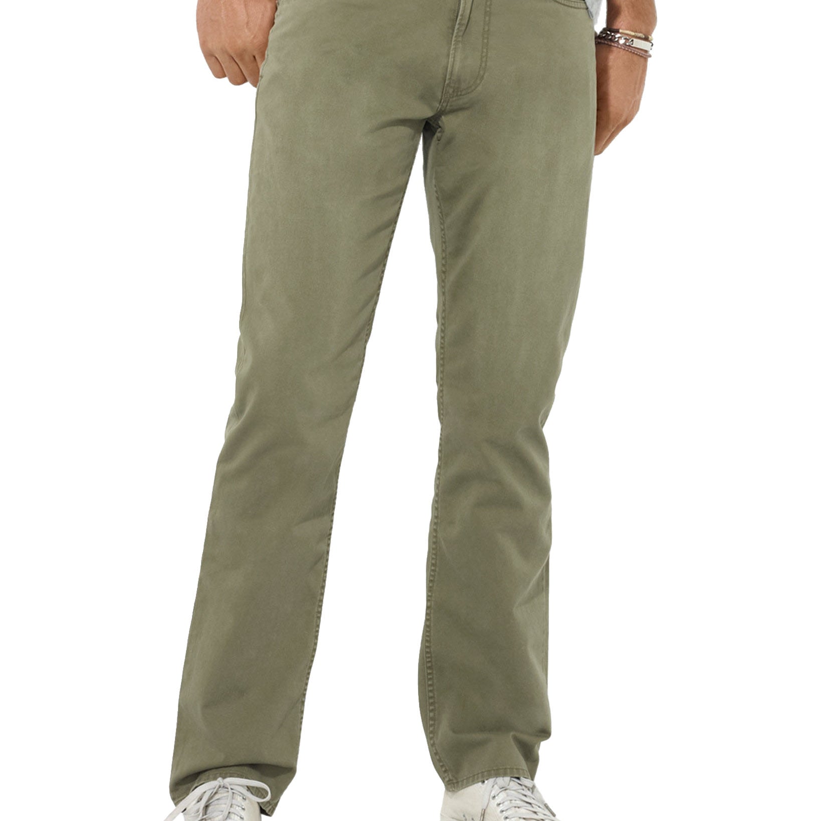 Polo Ralph Lauren Men Flat Front Straight Fit 5 Pocket Chino Pants Mountain Green