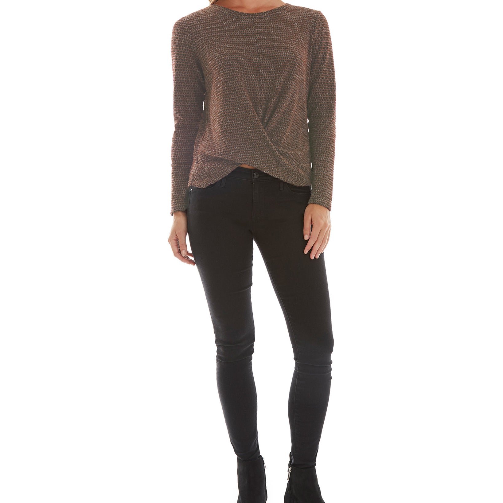 BCX Juniors Twist Front Top