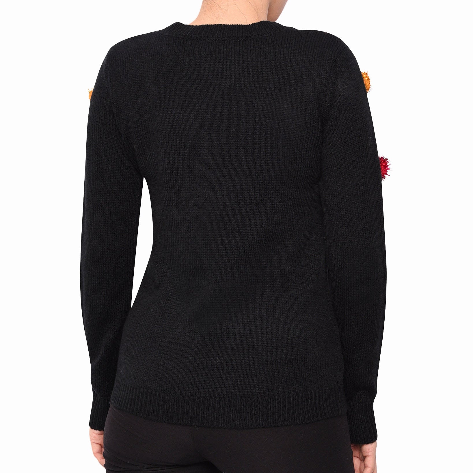 Planet Gold Women Embellished Christmas Sweater