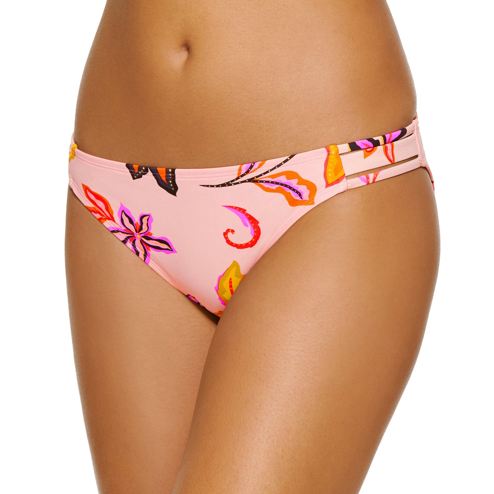 Hula Honey Women Endless Tropical Hipster Bikini Bottoms Multi