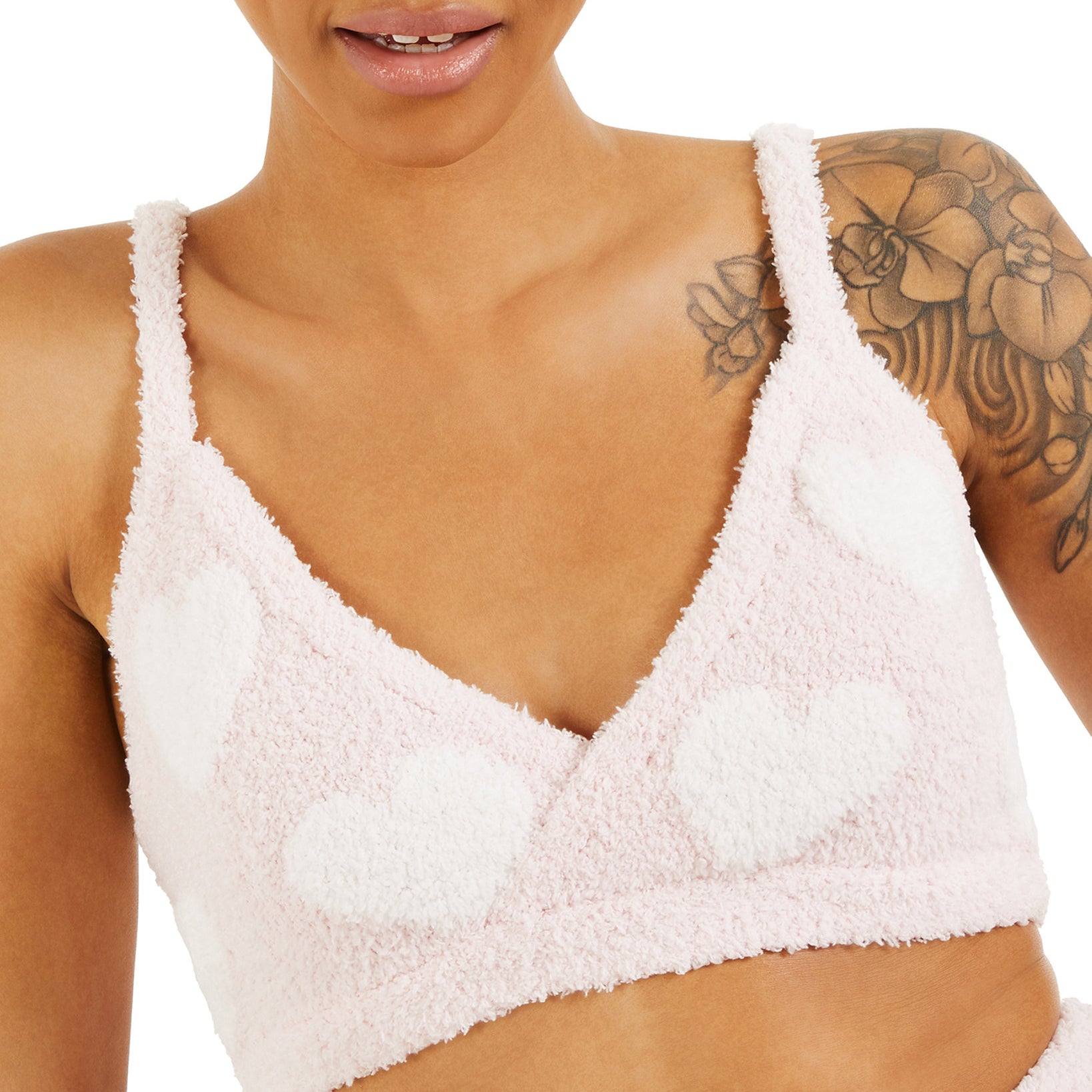 INC International Concepts Women CULPOS x Fuzzy Cropped Knit Tank Top