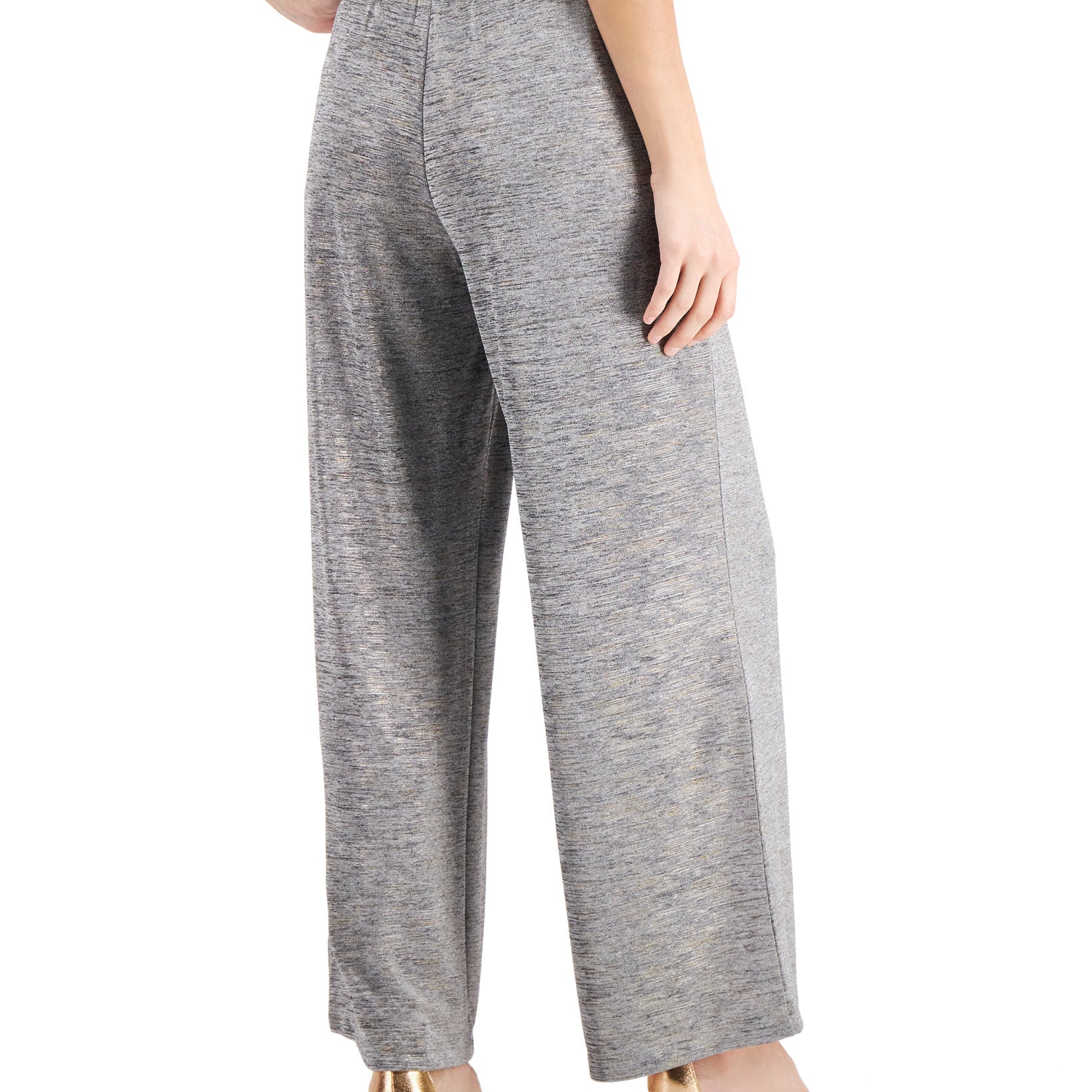 JM Collection Women Spacedyed Knit Wide Leg Pants