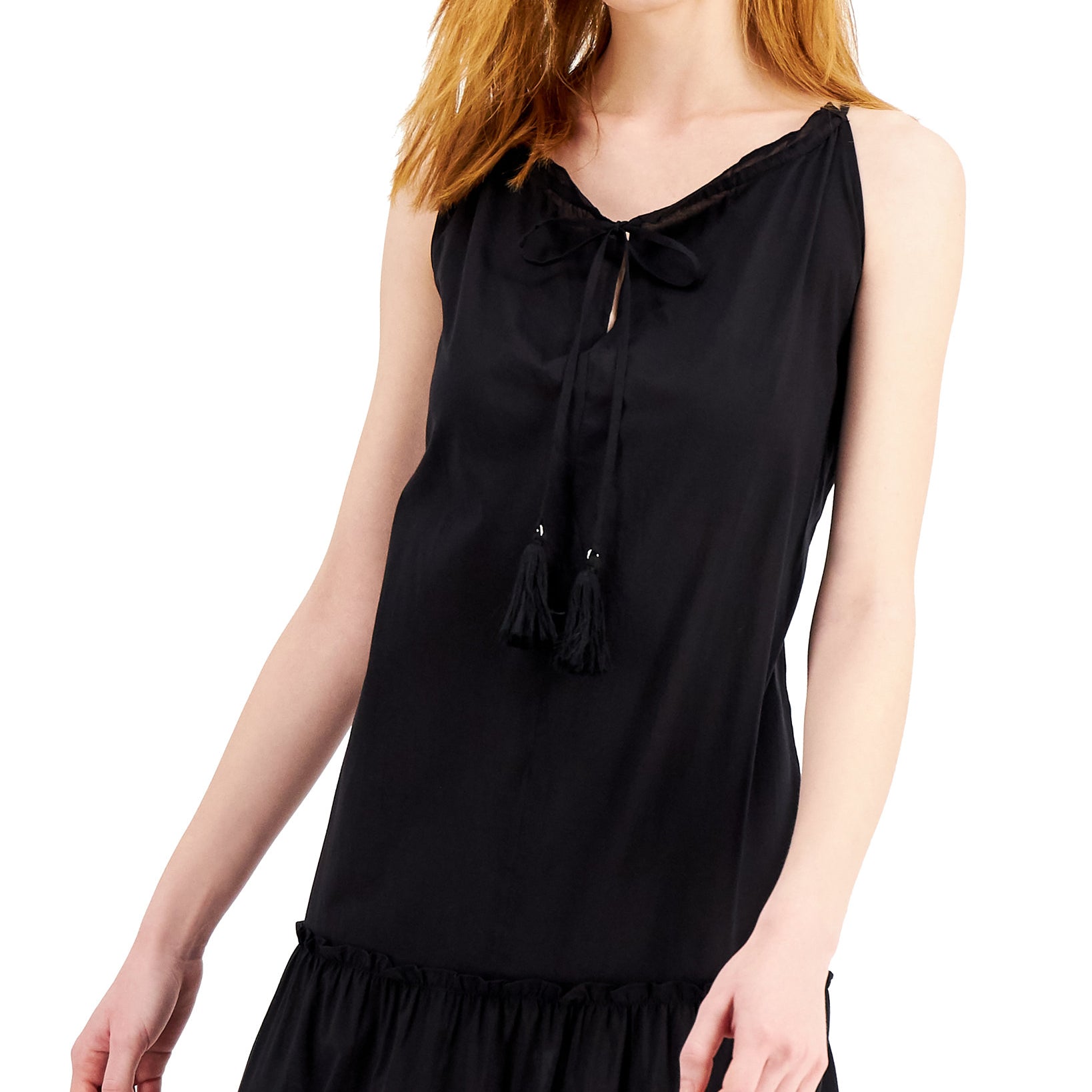 INC International Concepts Women Tiered Halter Maxi Dress