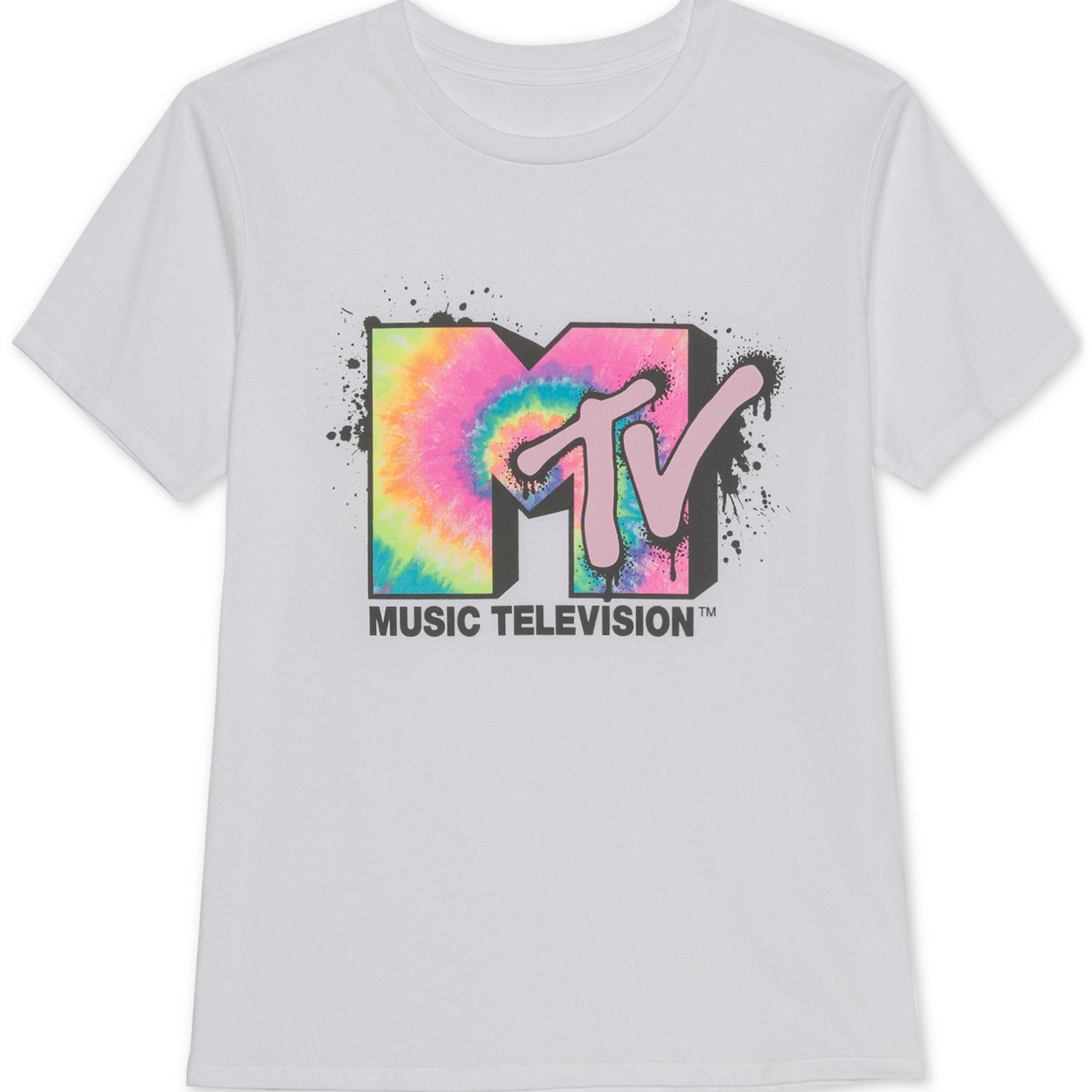 Love Tribe Women MTV Graphic T Shirt White