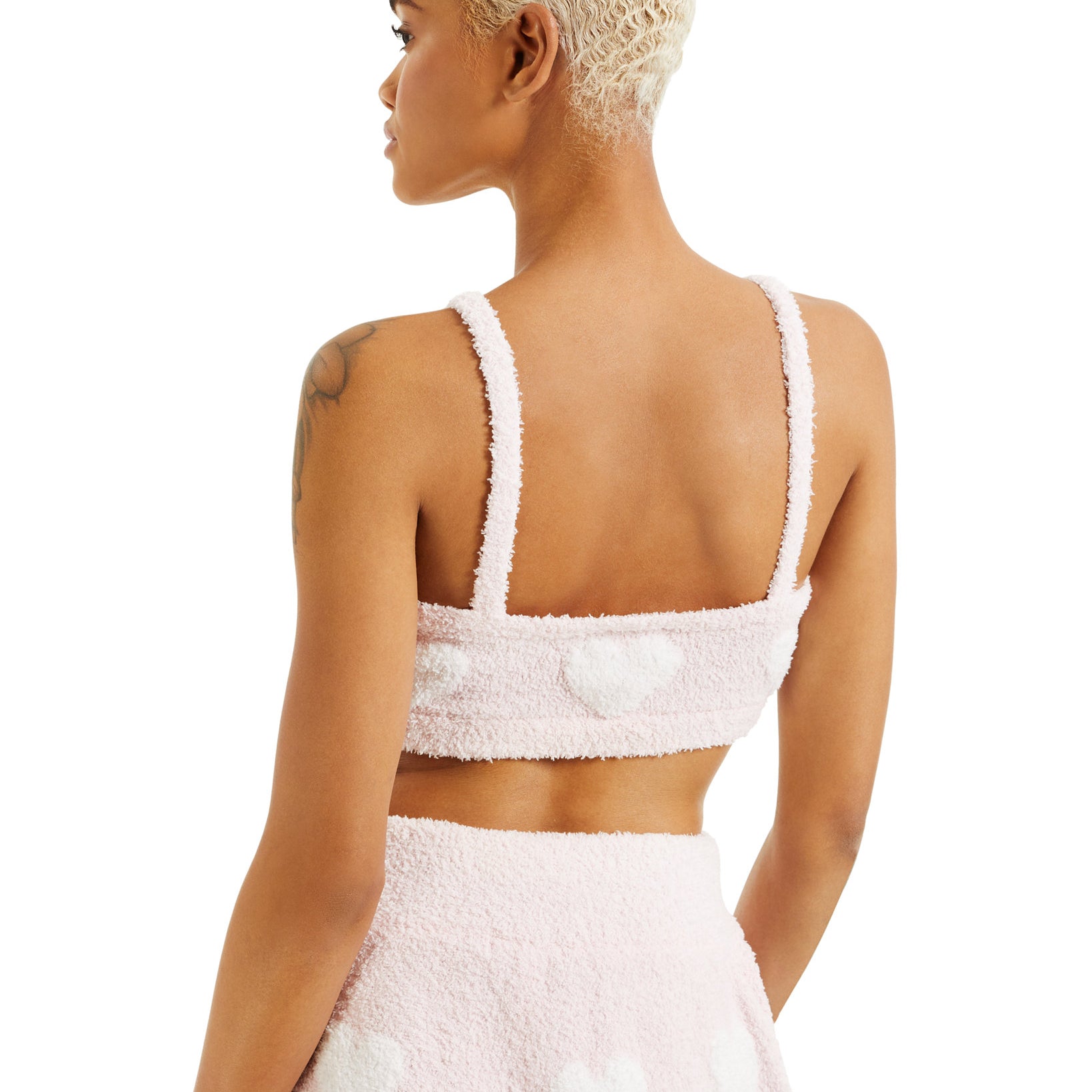 INC International Concepts Women CULPOS x Fuzzy Cropped Knit Tank Top
