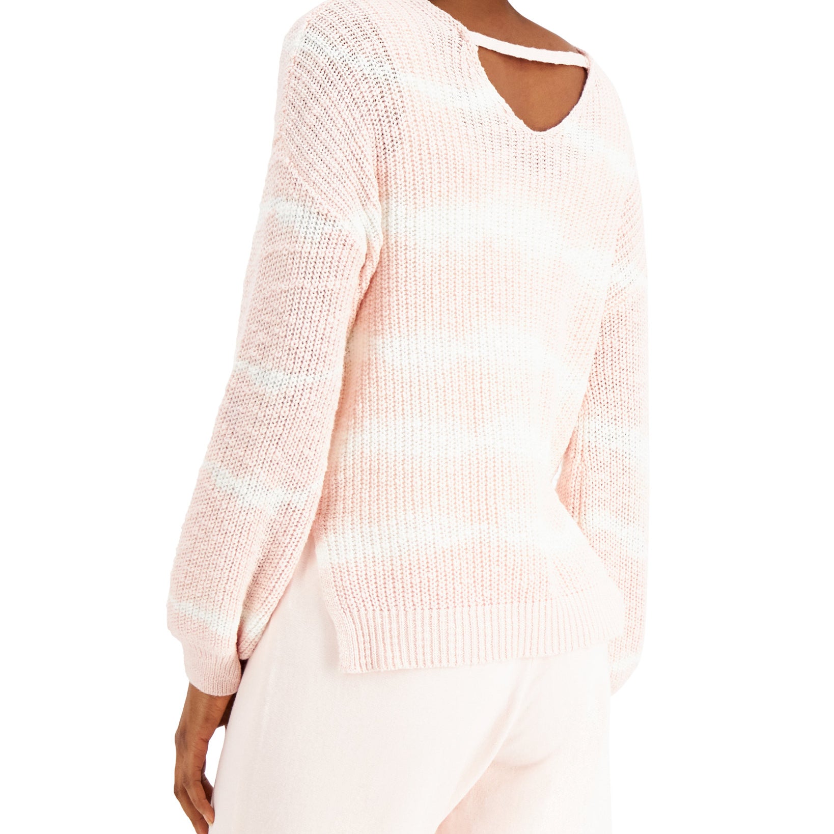 Freshman Women Tie Dye V Back Sweater