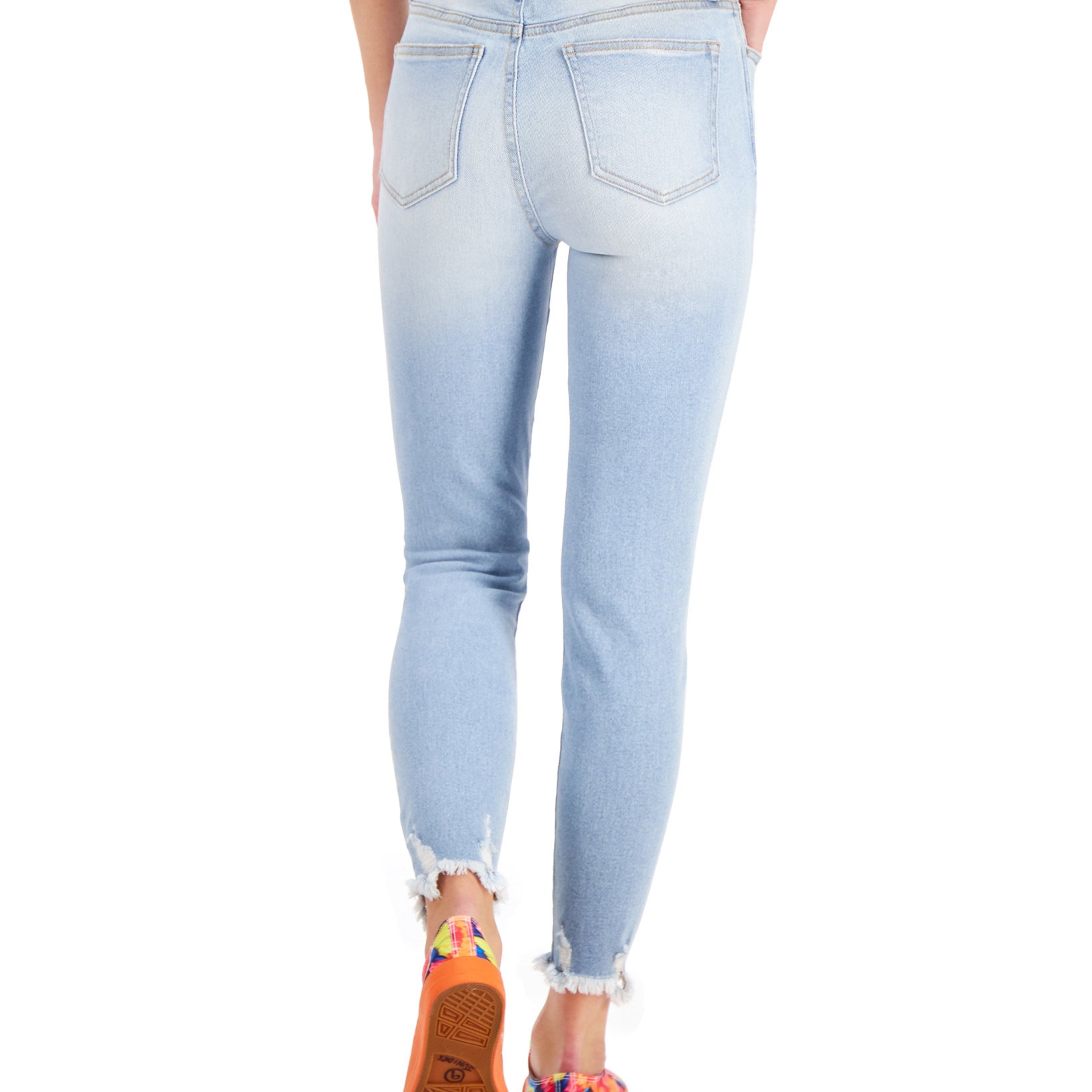 Celebrity Pink Women High Rise Ripped Skinny Jeans