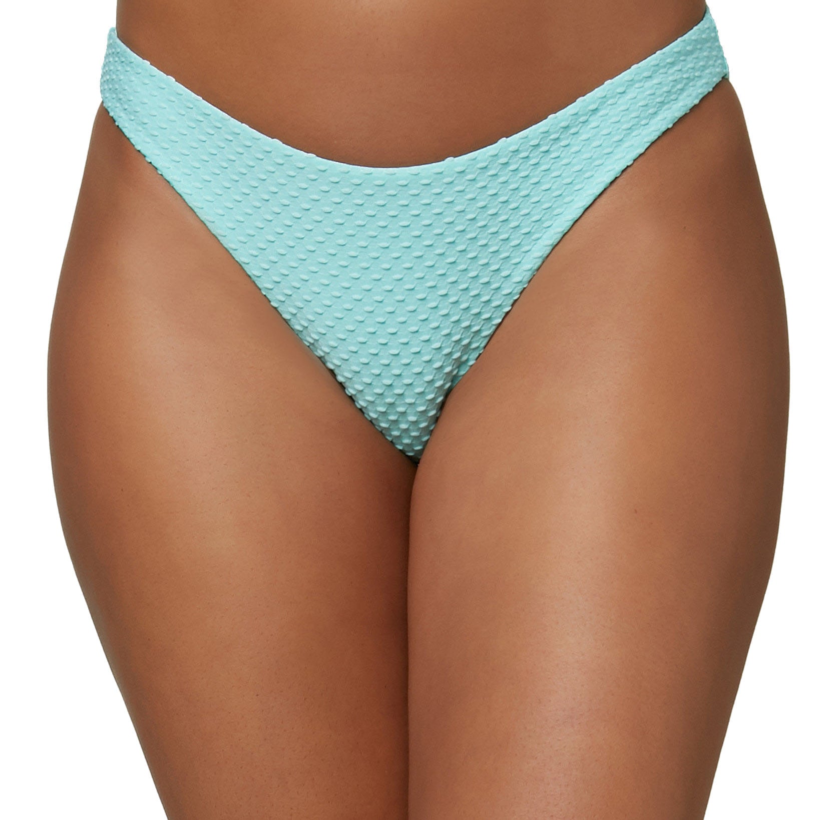 ONeill Women Rockley Saltwater Solids Textured Bikini Bottoms Saltwater Sea Glass