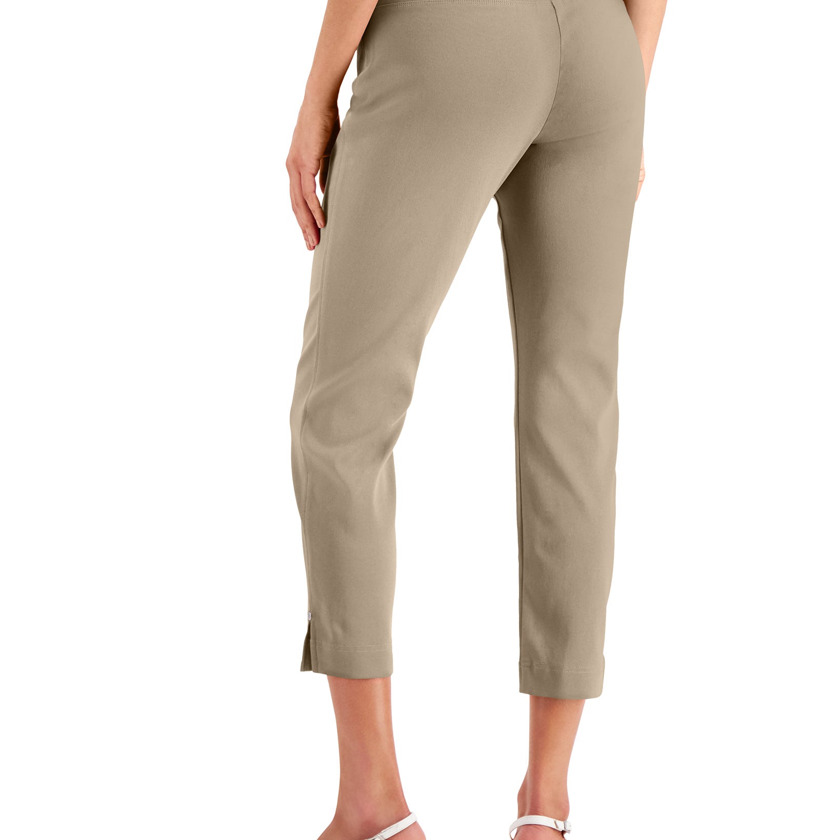 JM Collection Women Charmed Straight Leg Cropped Pants