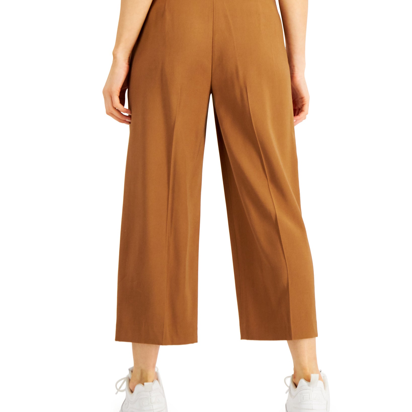 Bar III Women Belted Cropped Pants