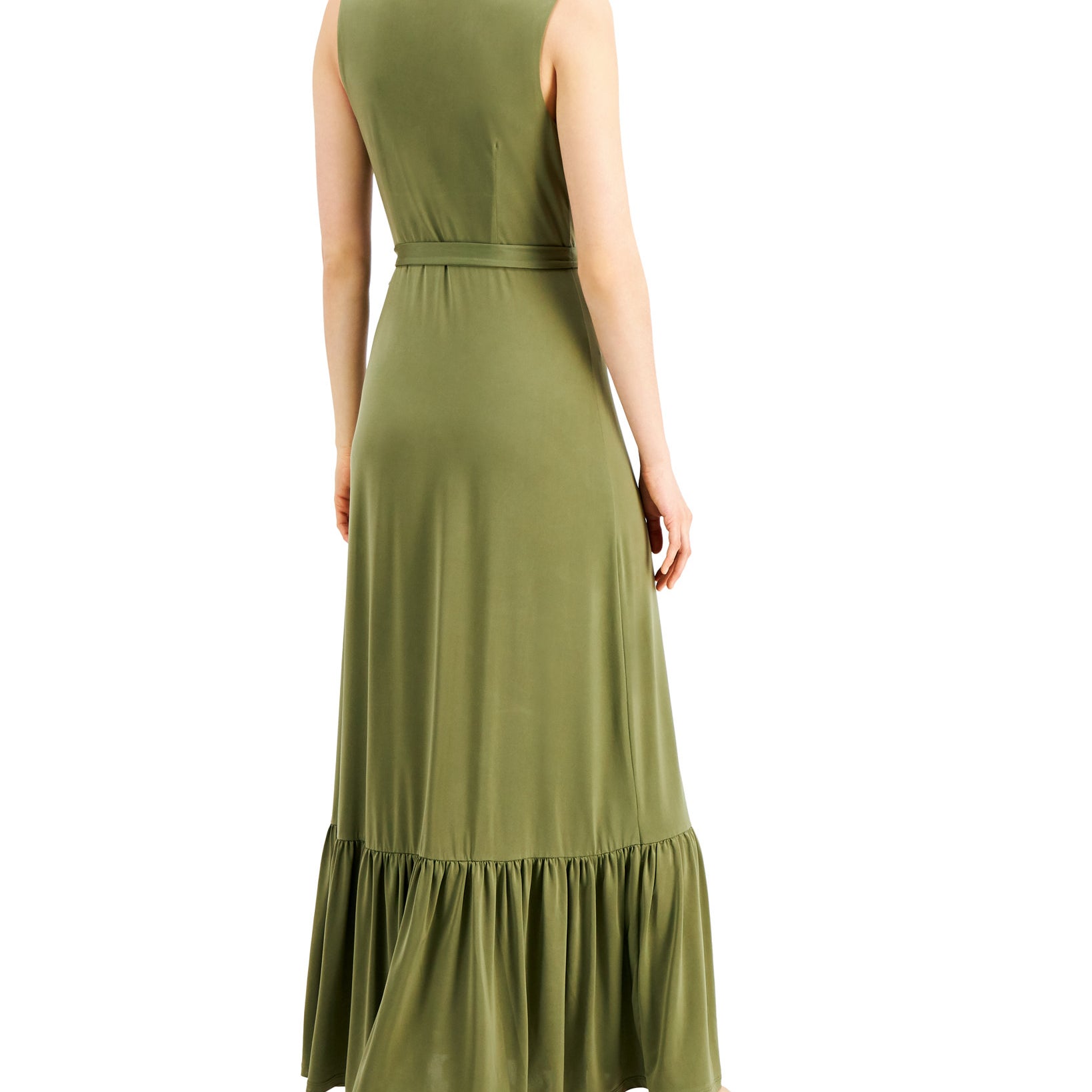 INC International Concepts Women Faux Wrap Maxi Dress