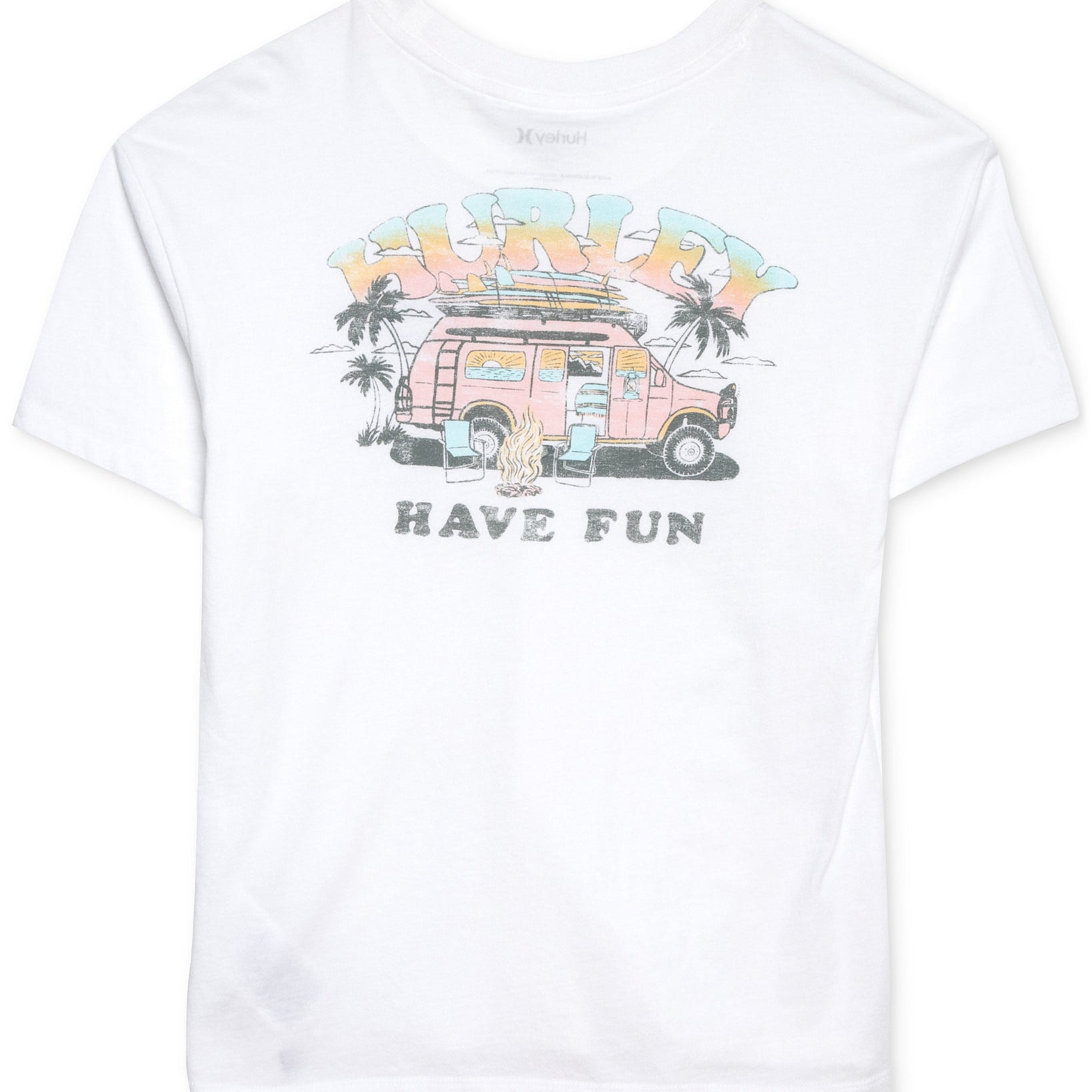 Hurley Women Cotton Graphic T Shirt