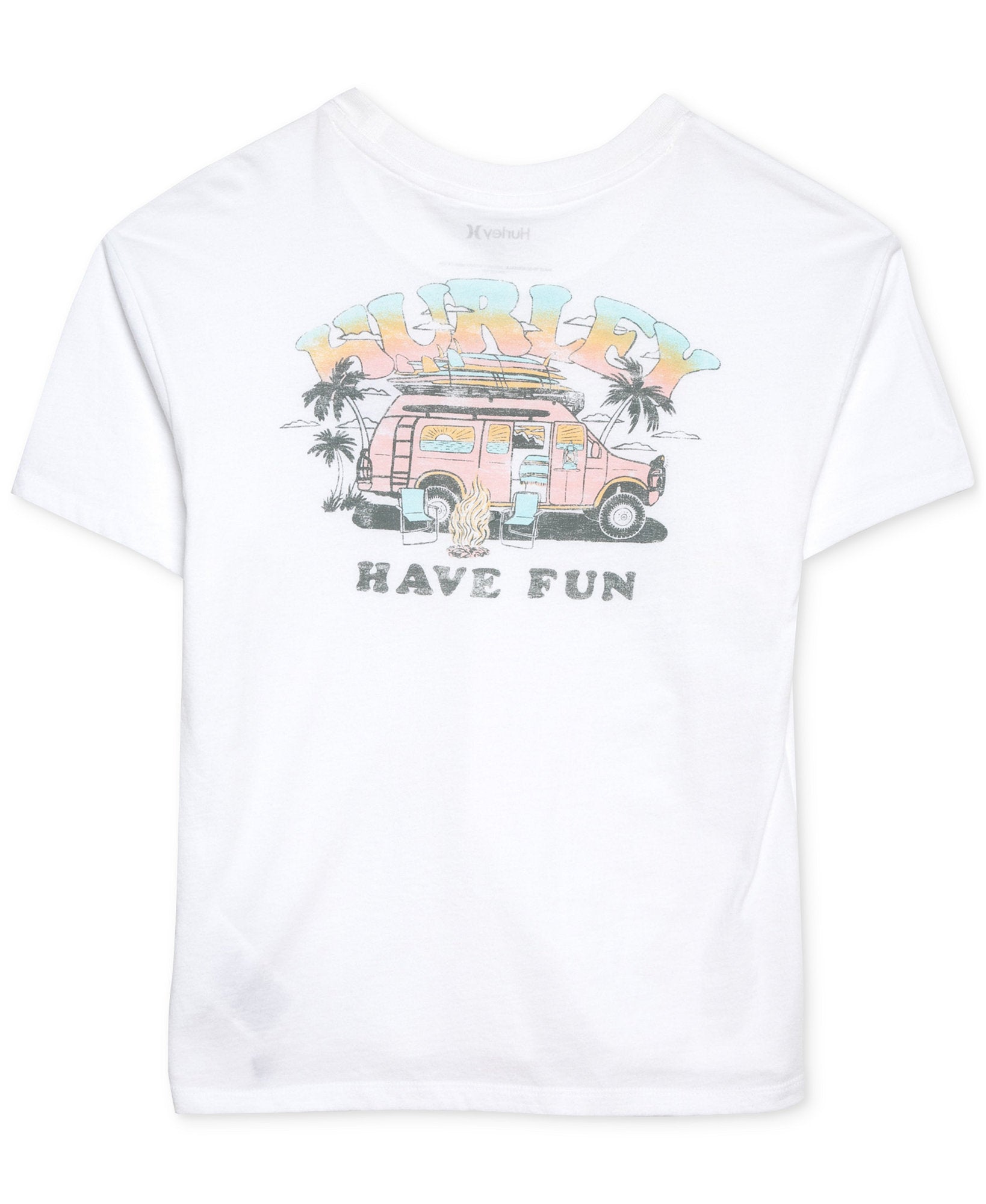 Hurley Women Cotton Graphic T Shirt