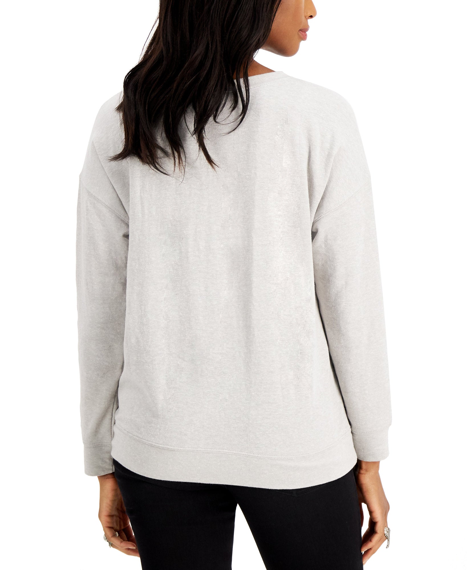 Style & Co Women Classic Crewneck Sweatshirt