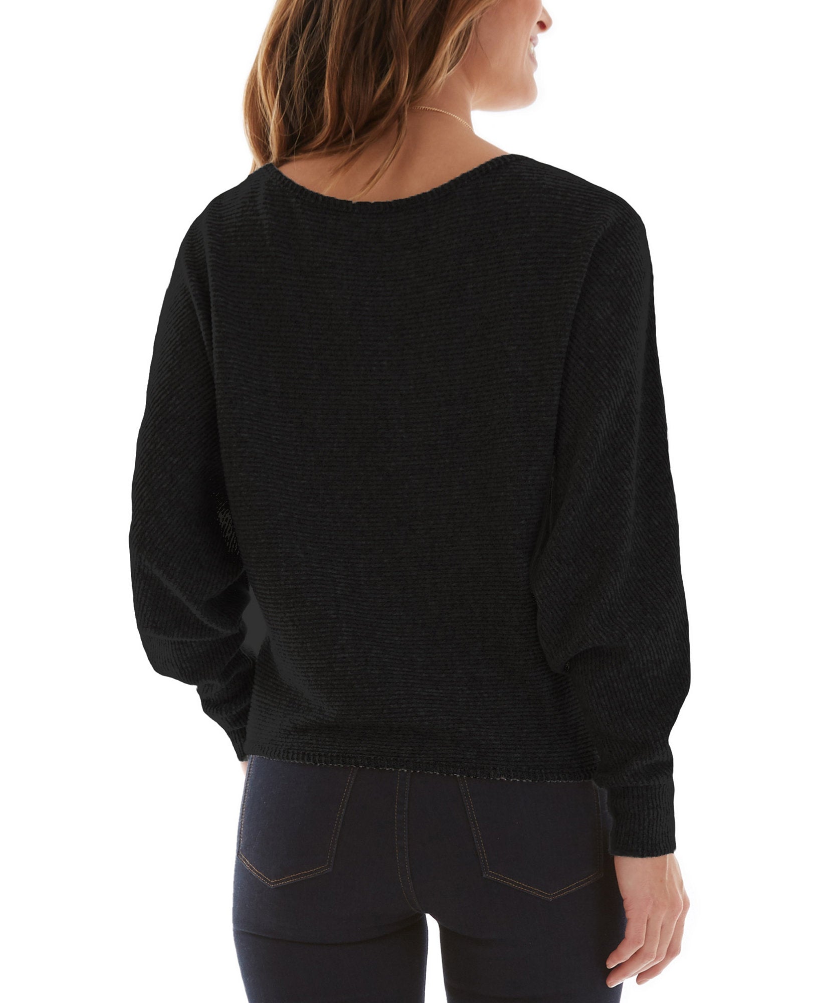 BCX Women Brushed Sweater with Necklace