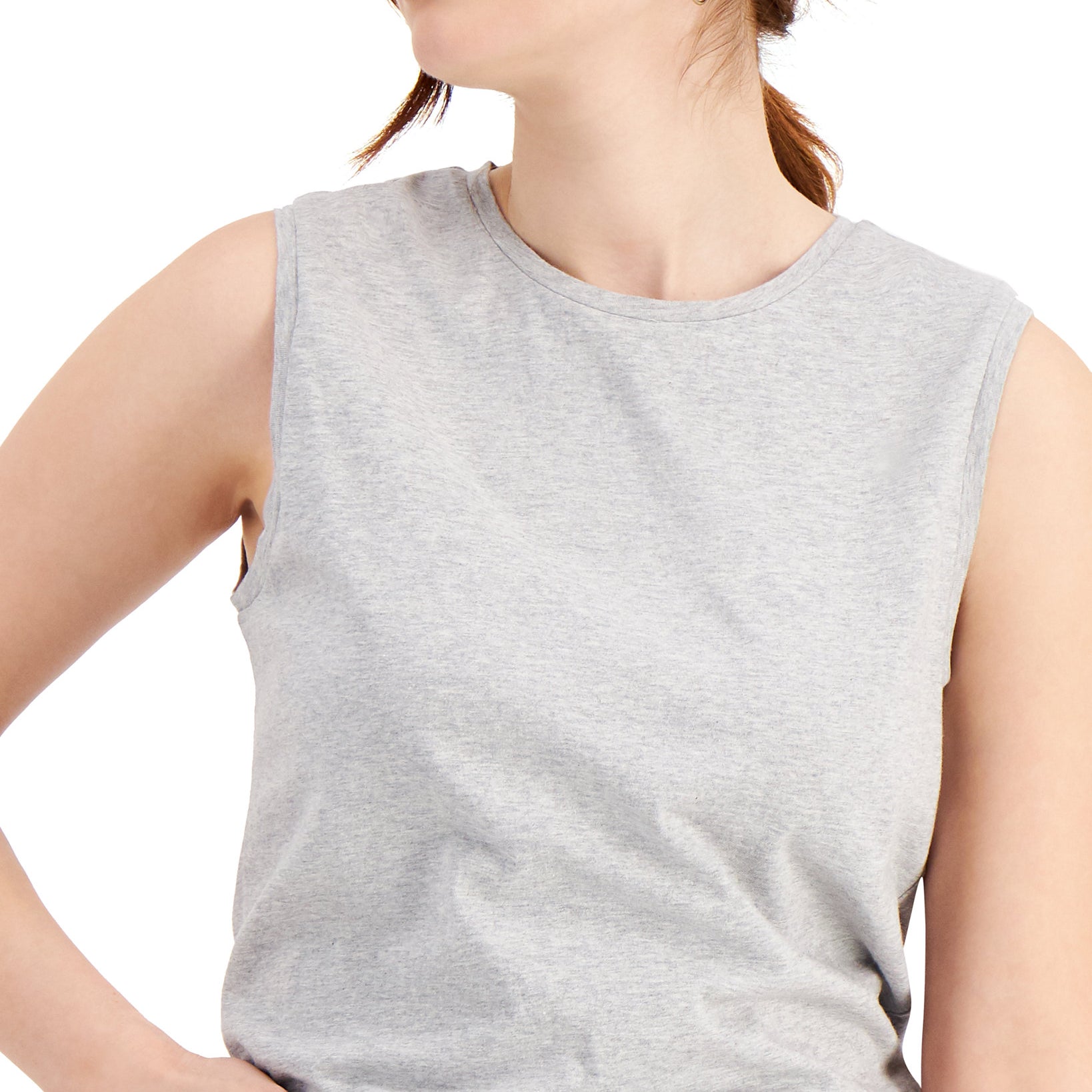 Style & Co Women Cotton Muscle Tank