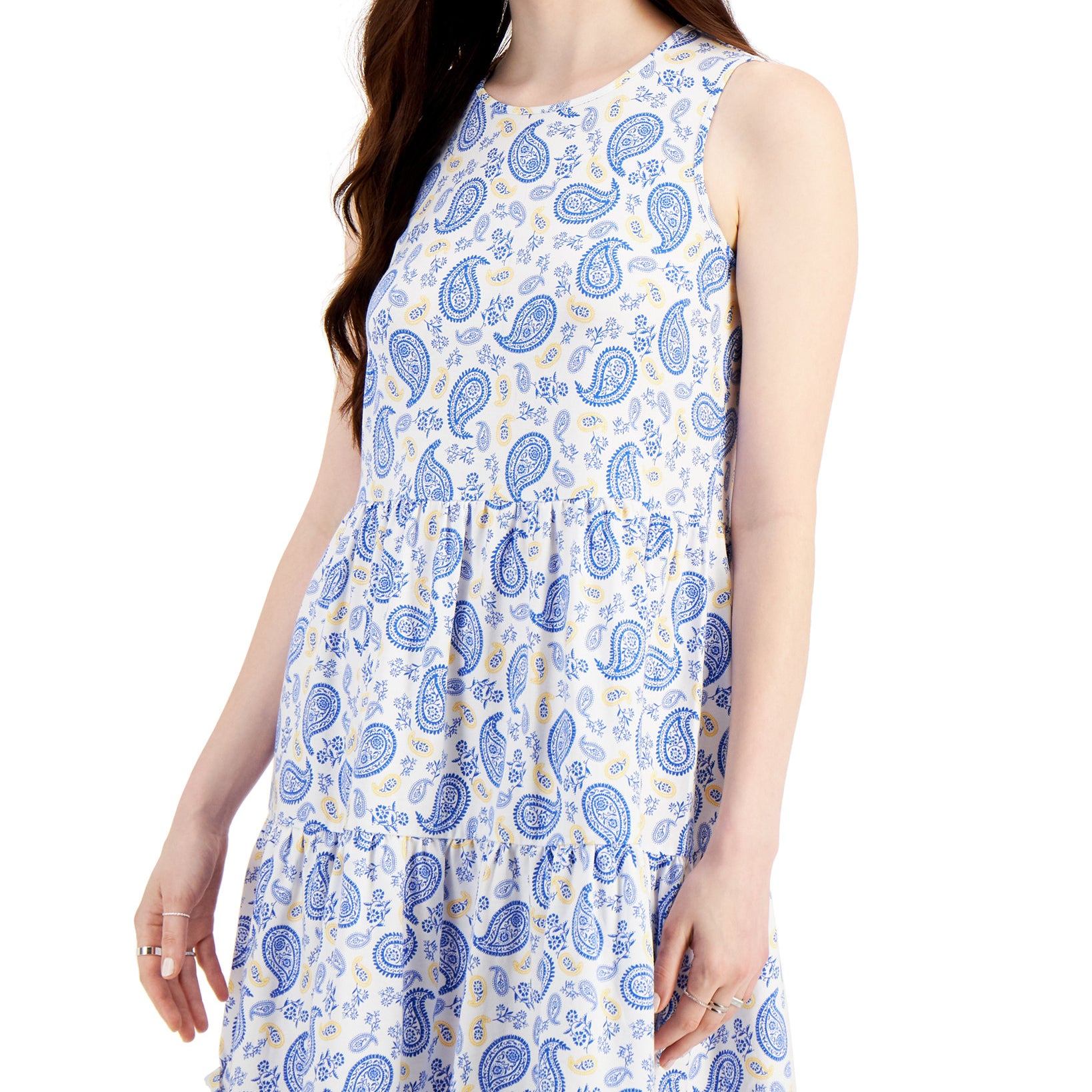 Style & Co Women Paisley Print Dress