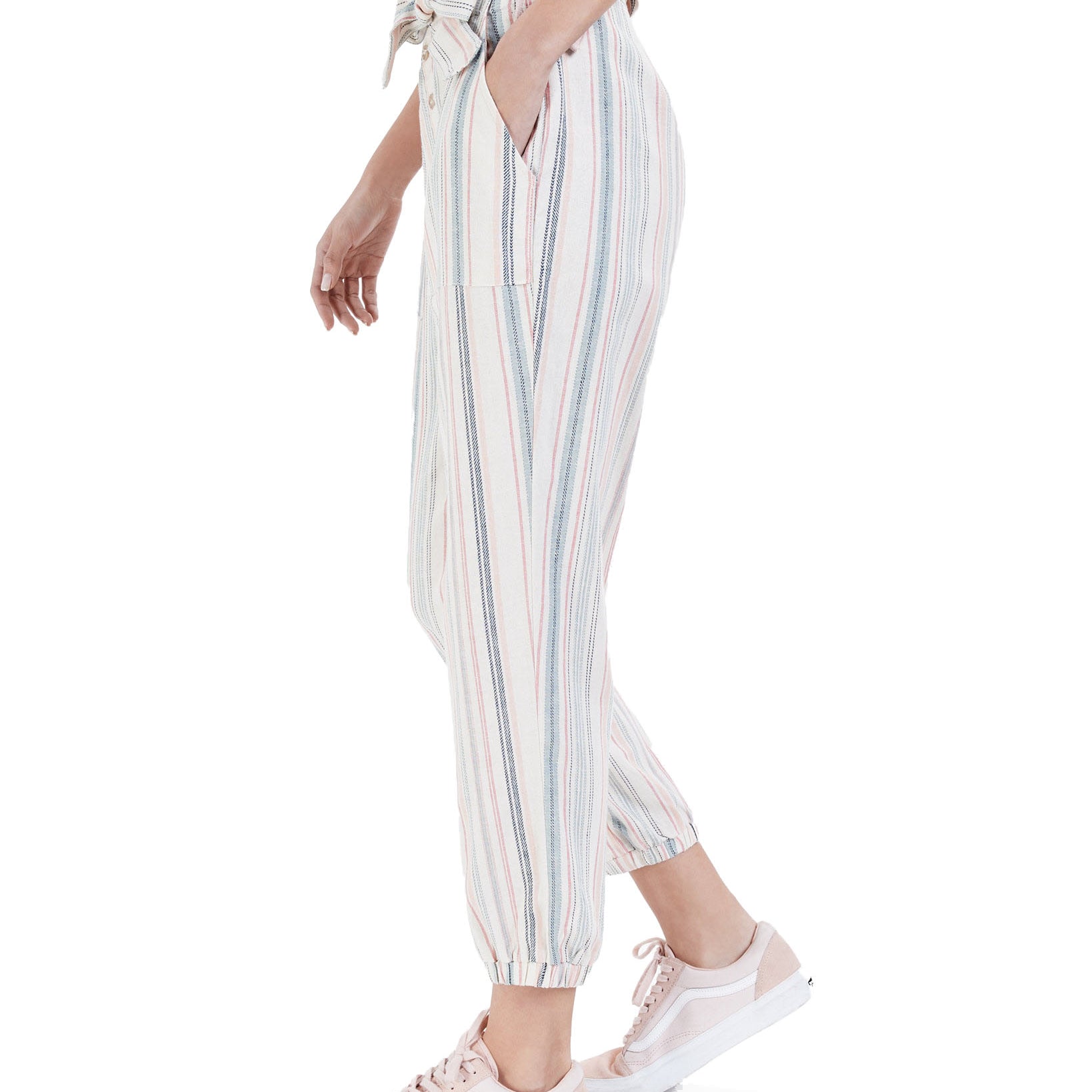 Indigo Rein Women Belted Paperbag Waist Pants