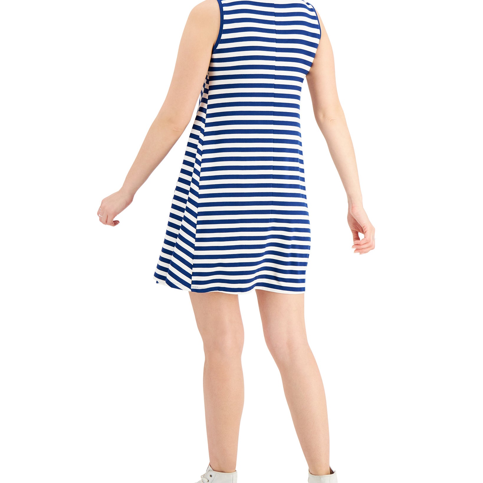 Style & Co Women Striped Sleeveless Dress