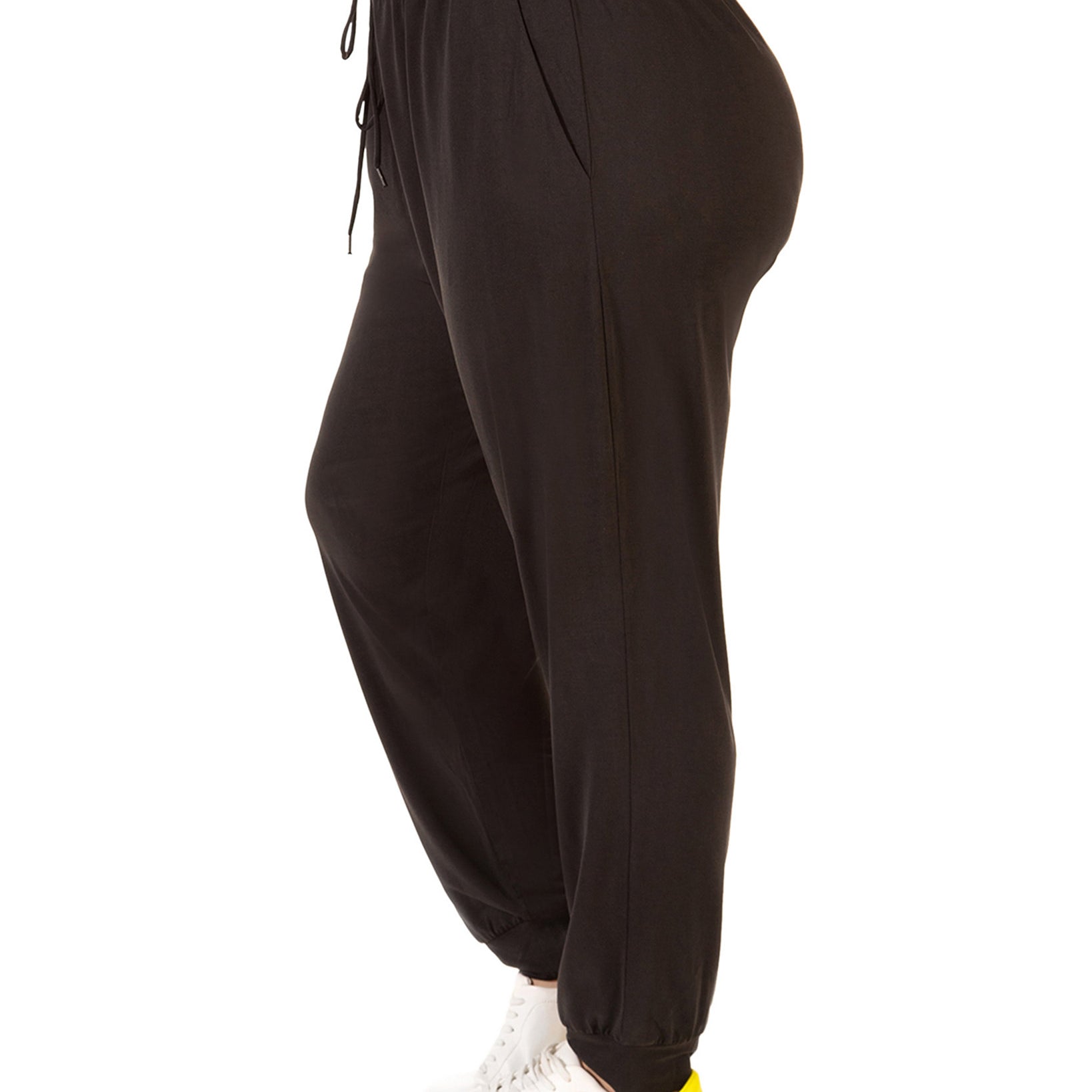 Black Tape Women Plus Draped Jogger Pants