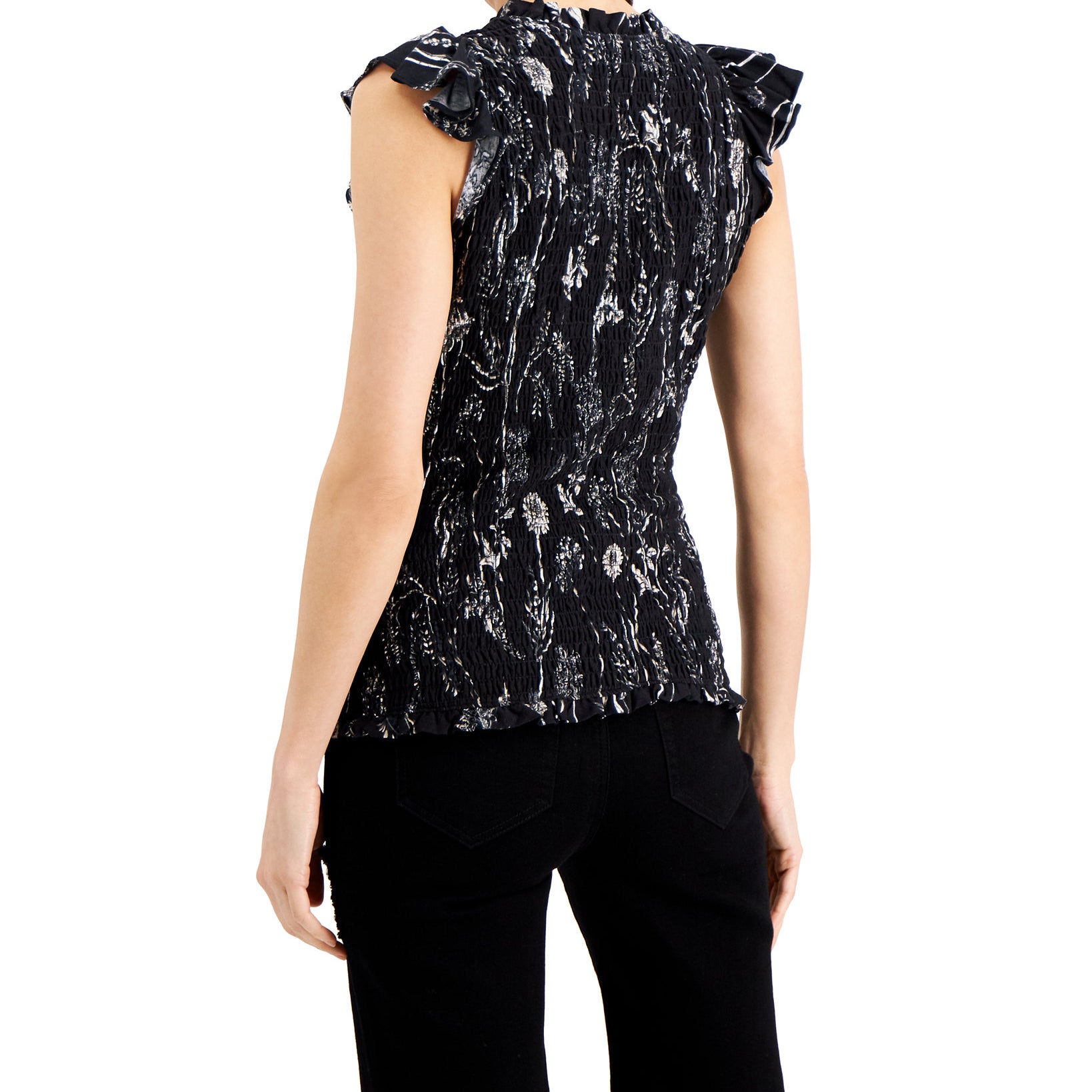 INC-International-Concepts-Women-Floral-Print-Smocked-Top