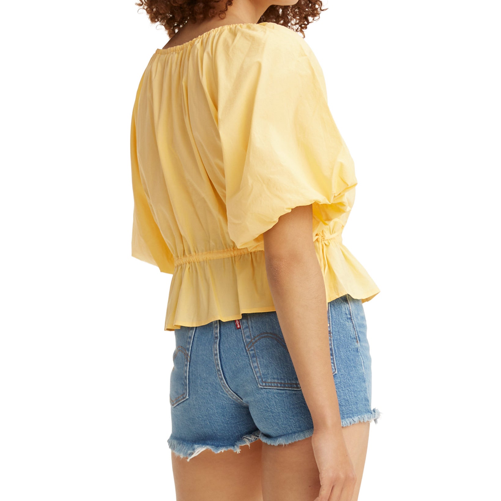 Levis Women Calliope Cotton Peasant Top