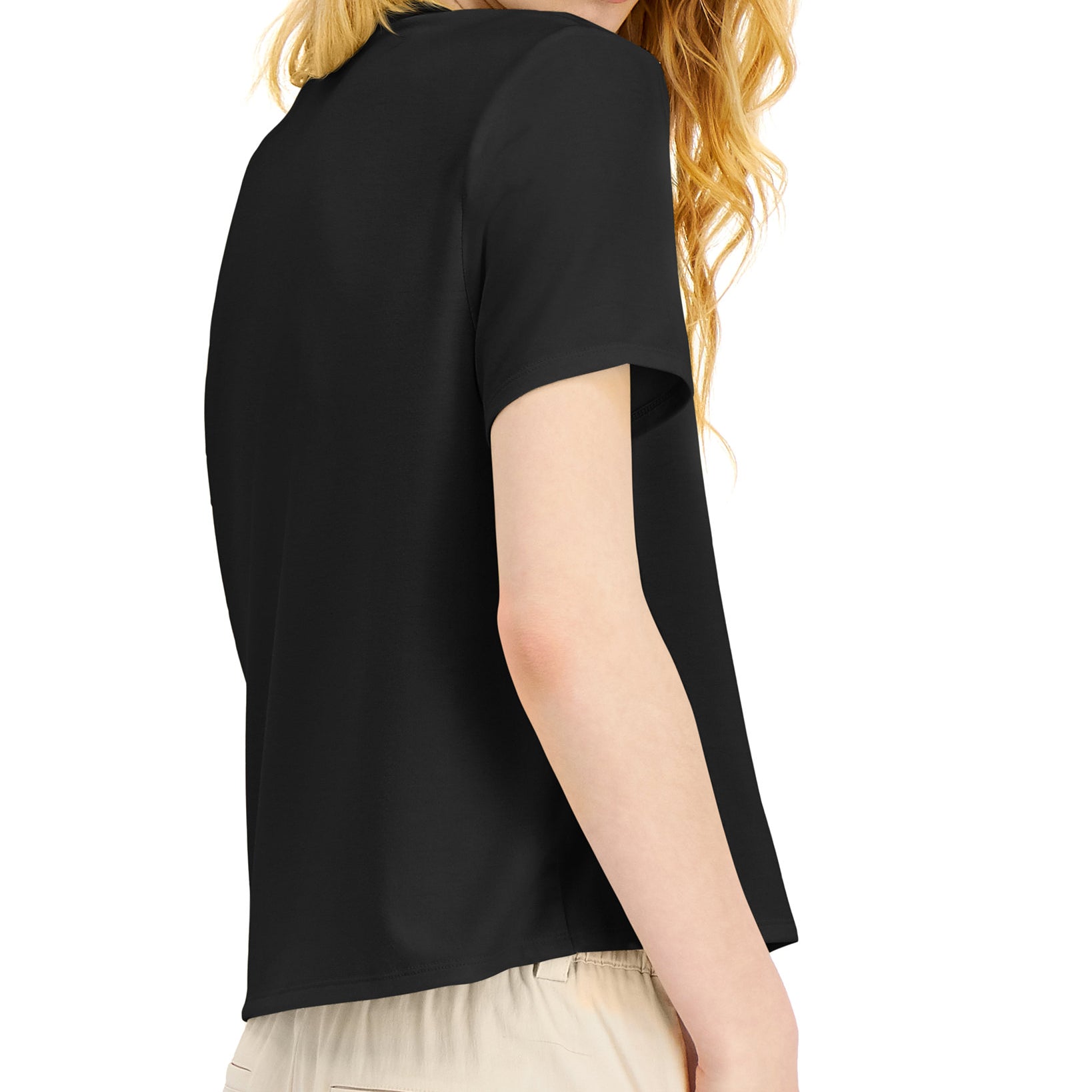 INC International Concepts Women EARTH Boxy T Shirt