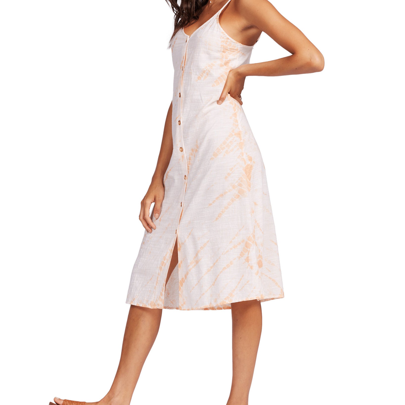 Roxy Juniors Wild Ties Cotton Printed Midi Dress