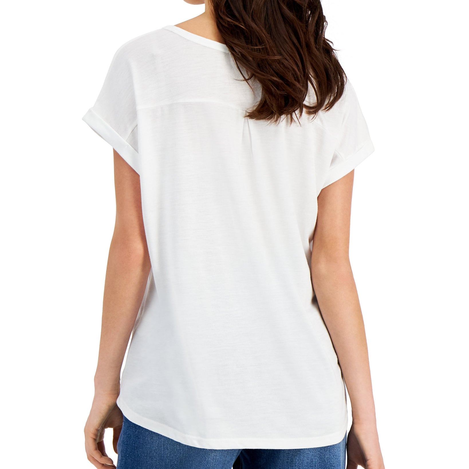 Style & Co Women Petite Buoy Bye T Shirt
