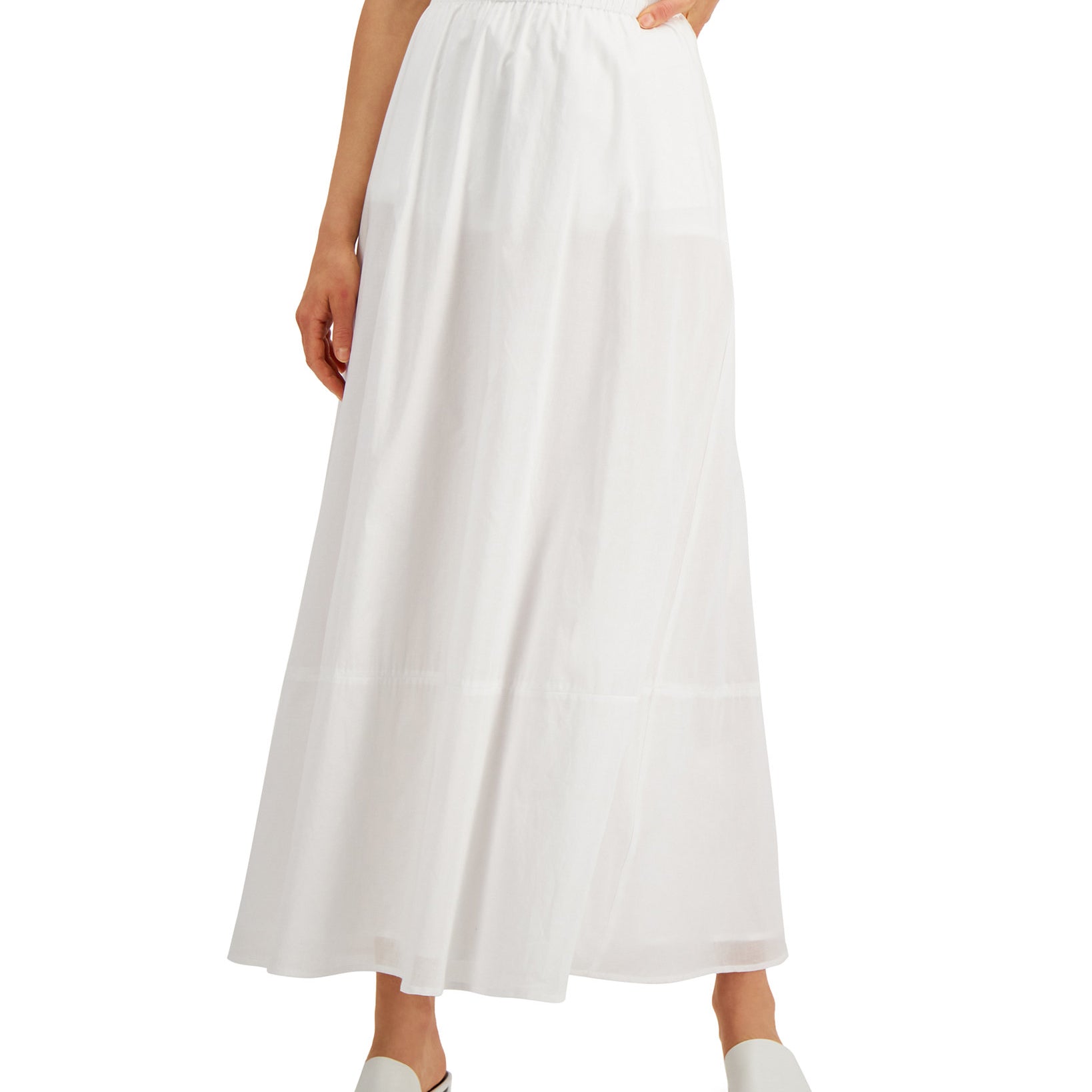 Alfani Women Cotton Skirt Bright White