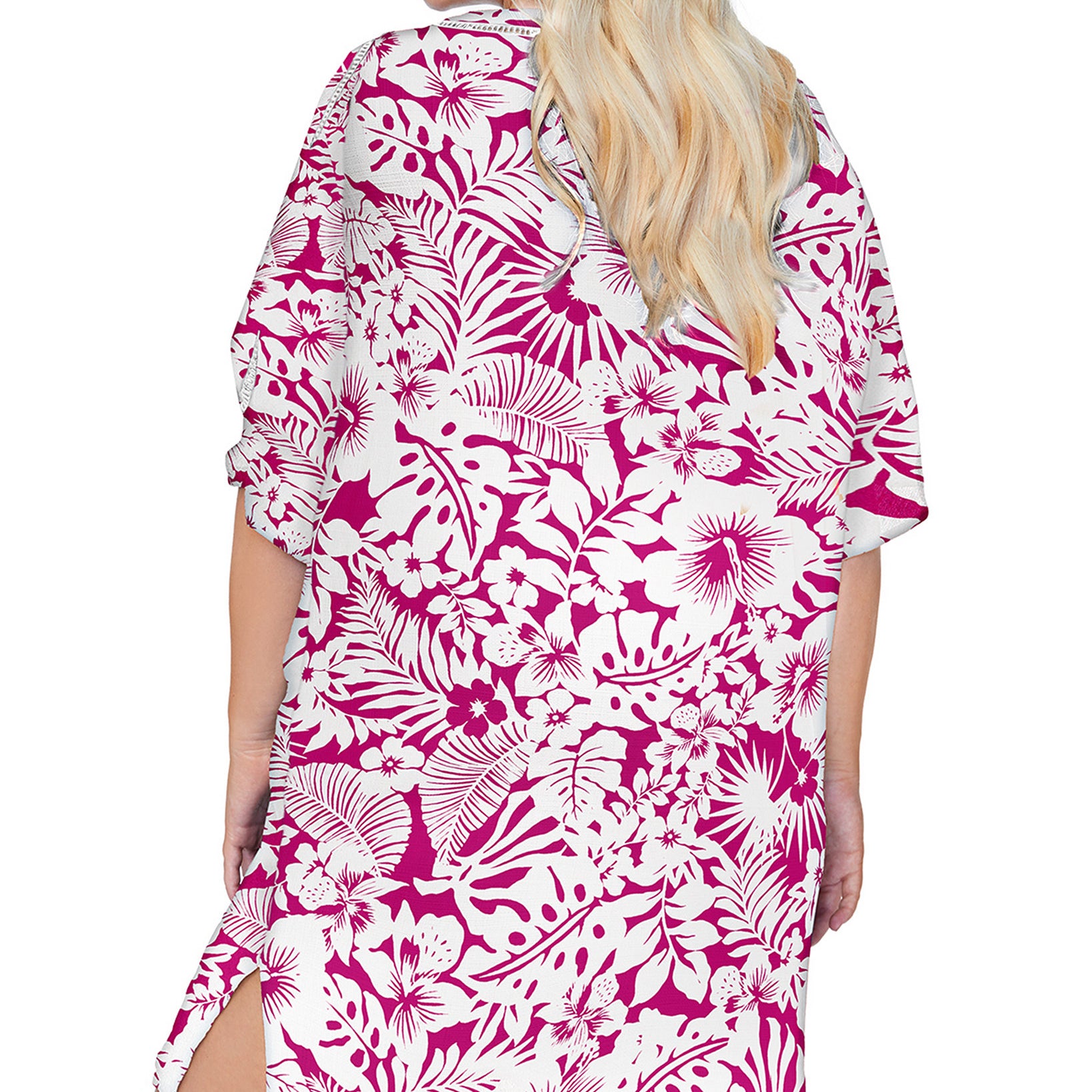 Raisins Women Plus Trendy Making Waves Tranquilo Caftan Cover Up