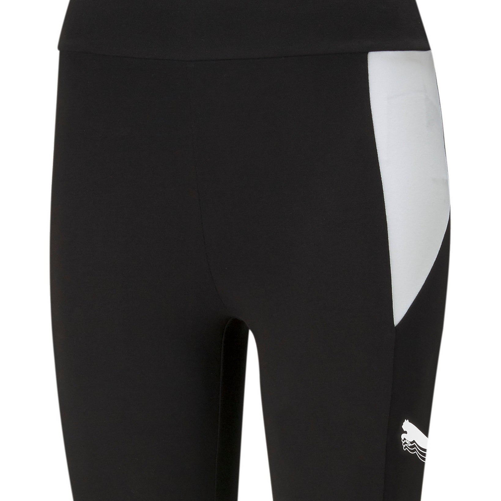 Puma Women Rebel Colorblocked High Rise Bike Shorts Puma Black