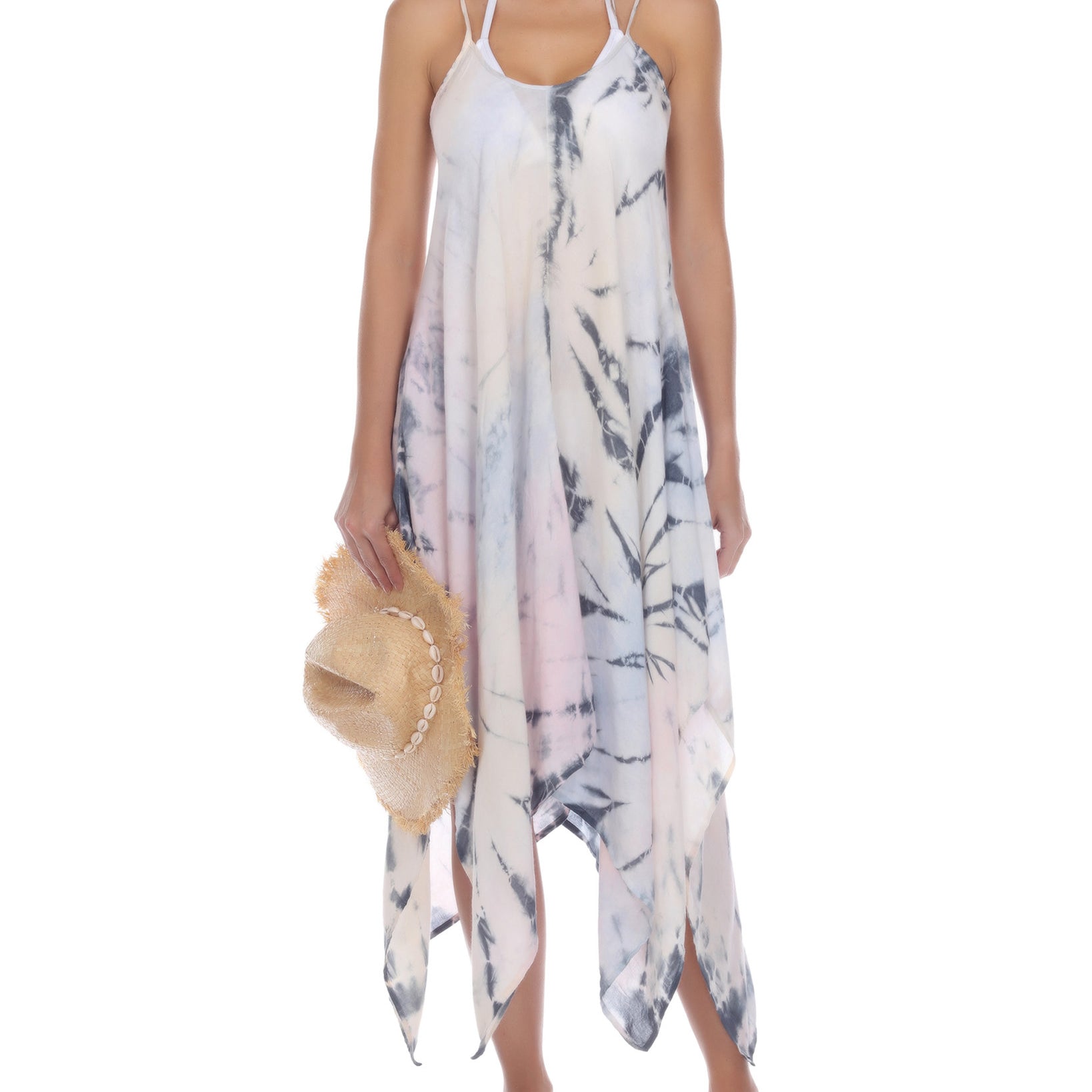 Raviya Women Tie Dye Maxi Cover Up Dress Tie Dye Multi