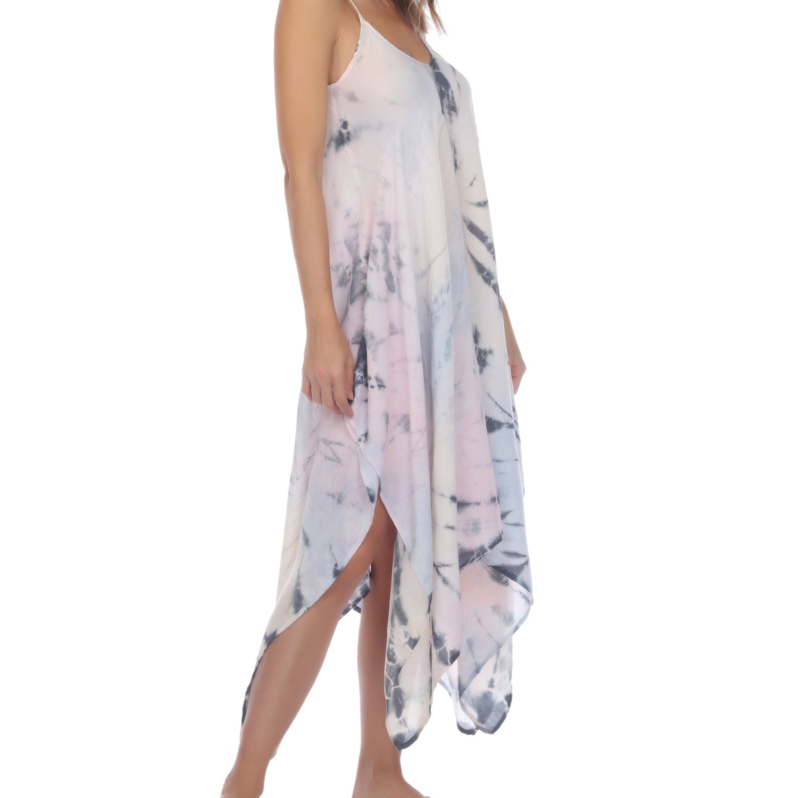 Raviya Women Tie Dye Maxi Cover Up Dress