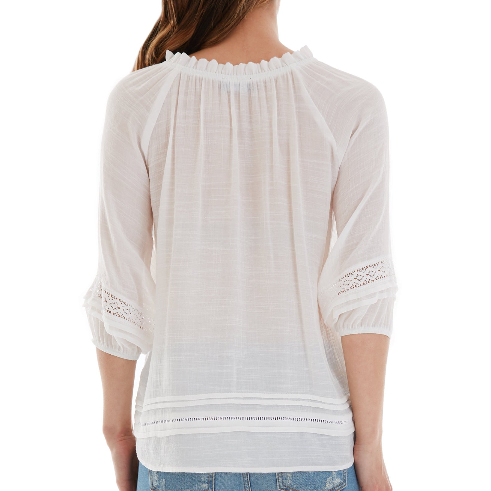 BCX Women Tie Neck Top