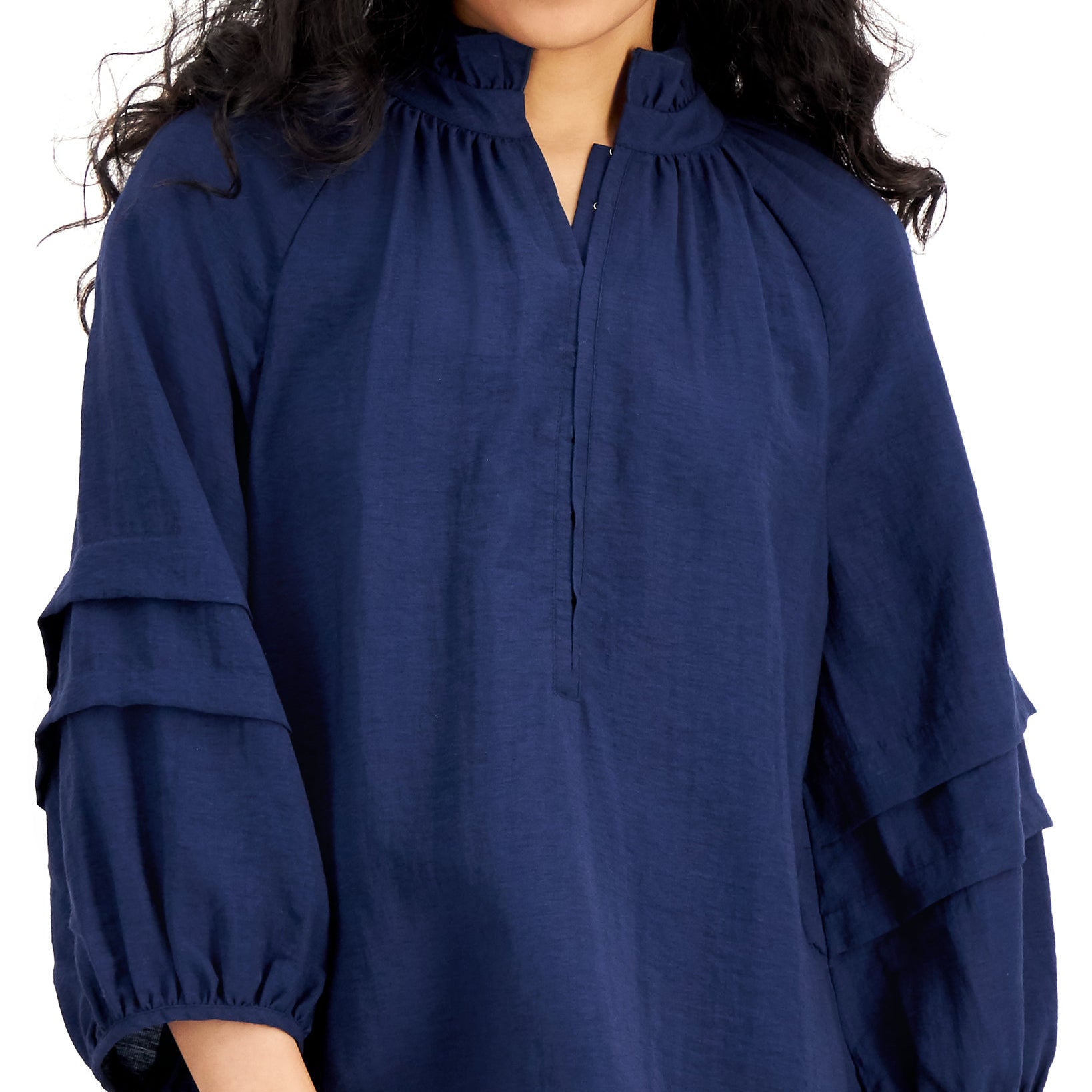 INC International Concepts Women Poet Blouse