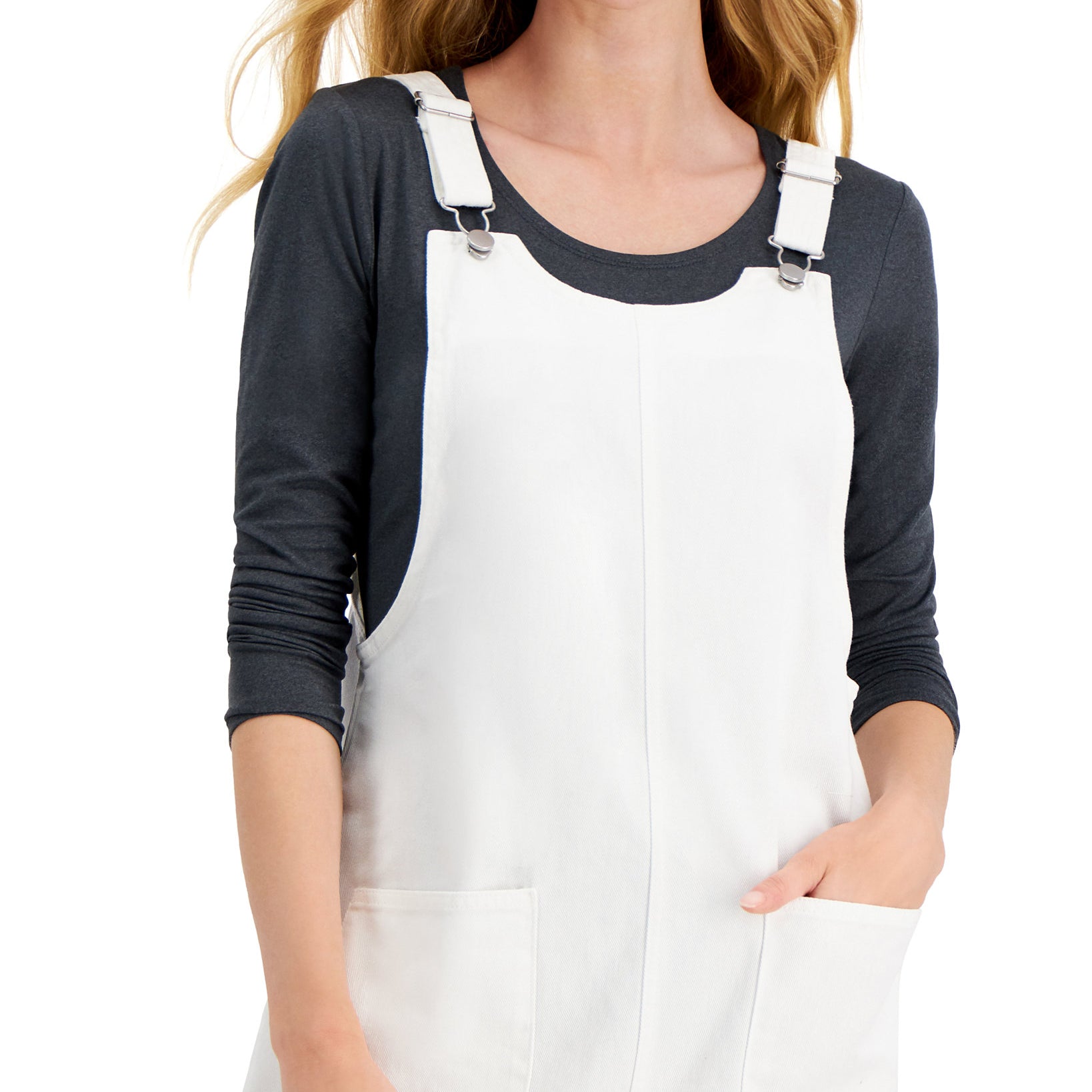 Tinseltown Women Denim Pinafore Dress
