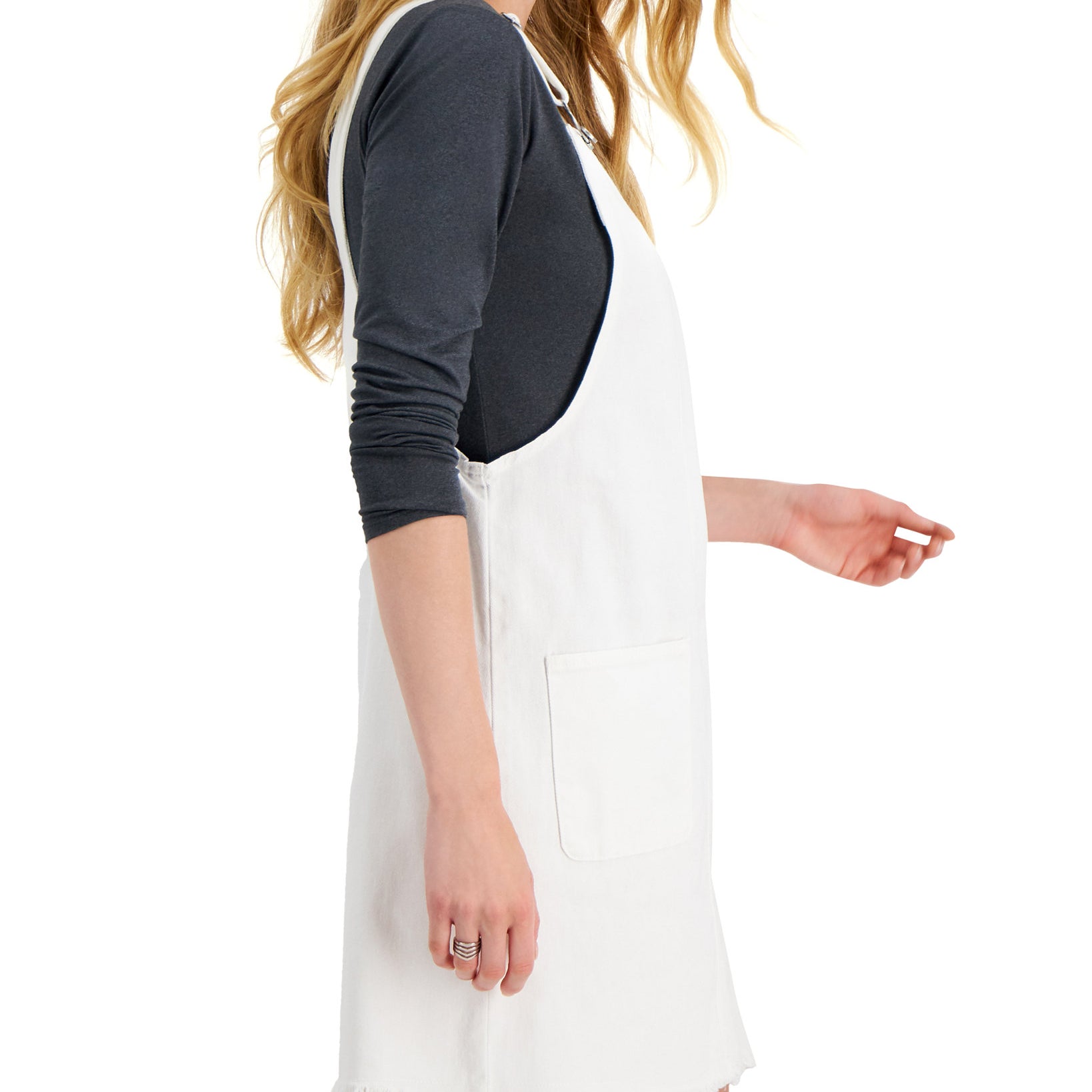 Tinseltown Women Denim Pinafore Dress
