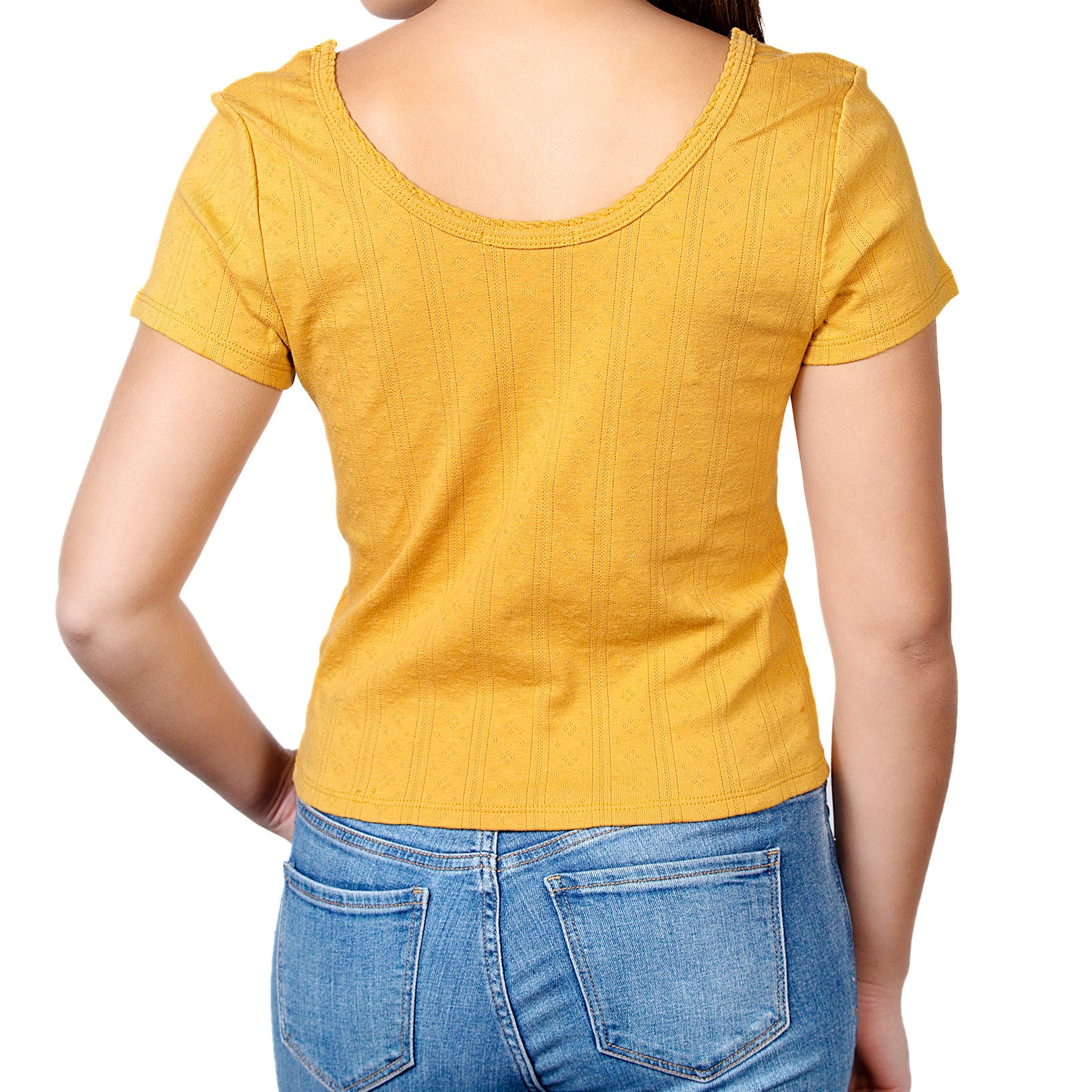 Rebellious One Women Cotton Pointelle Top