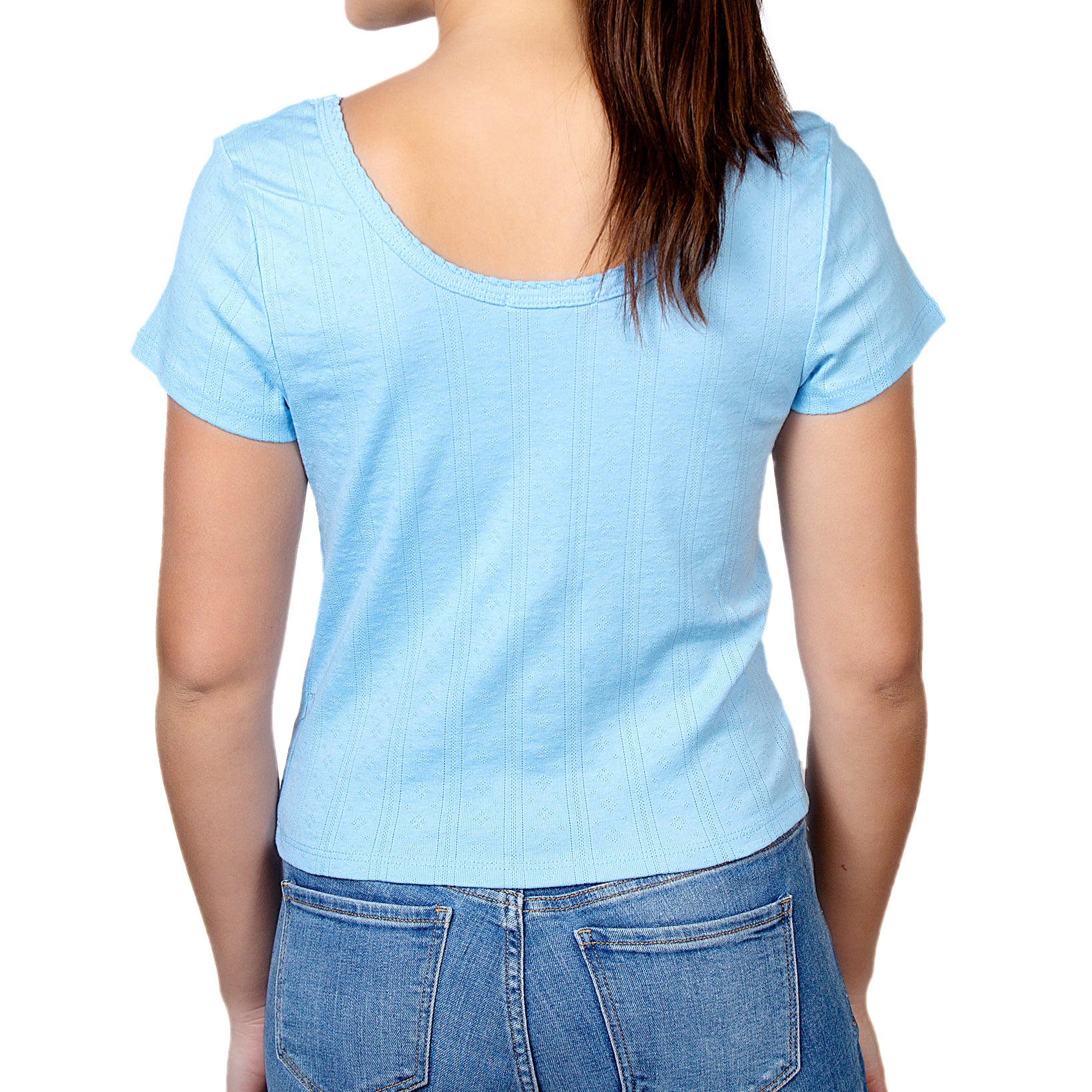 Rebellious One Women Cotton Pointelle Top