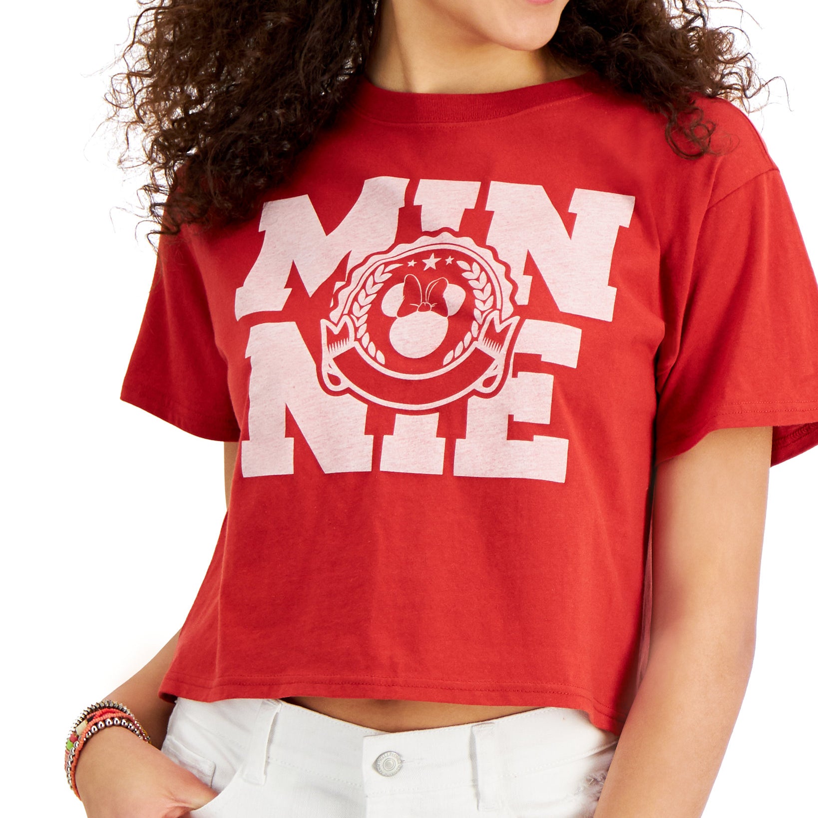 Disney Women Minnie Cotton T Shirt