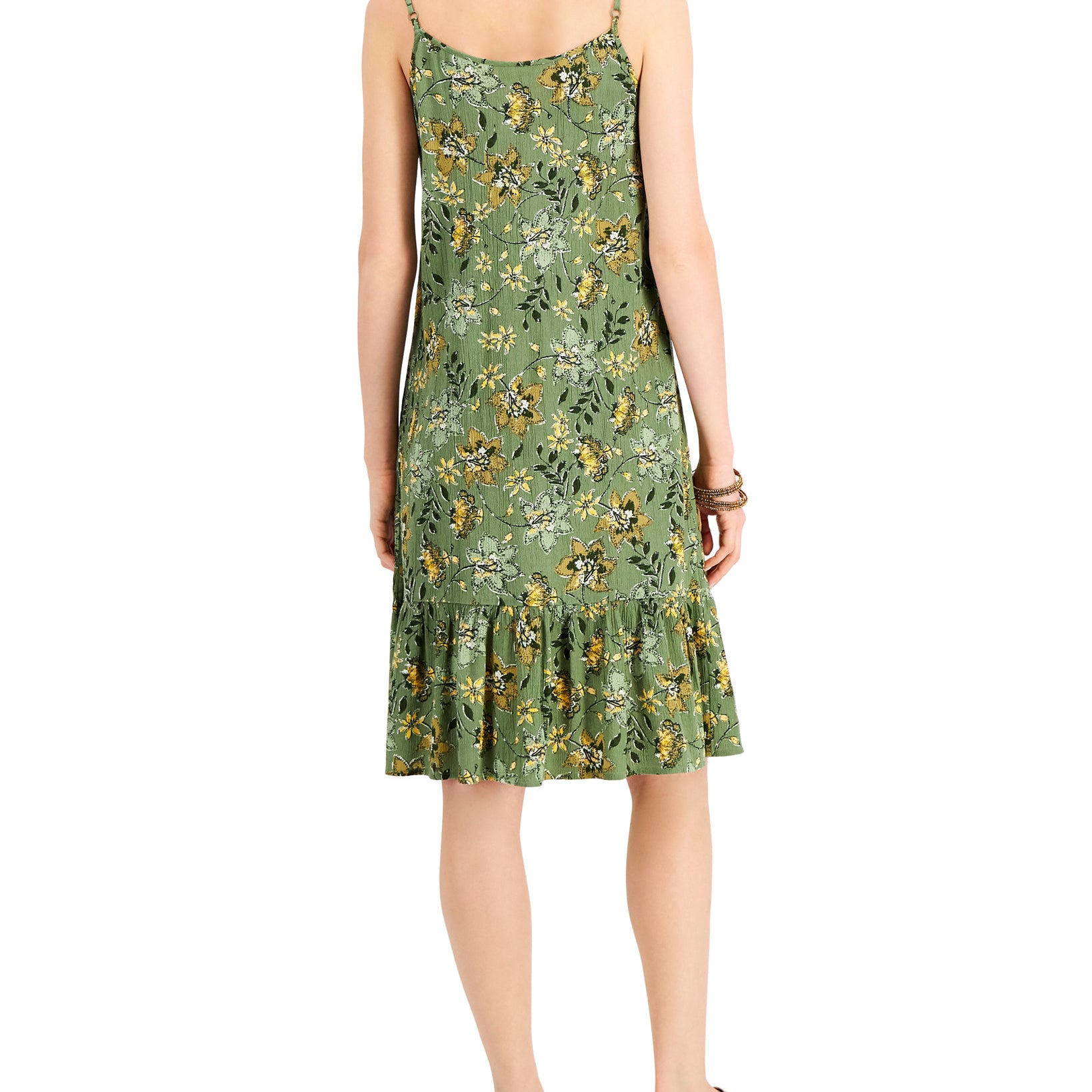 Style & Co Women Floral Print Sleeveless Shift Dress