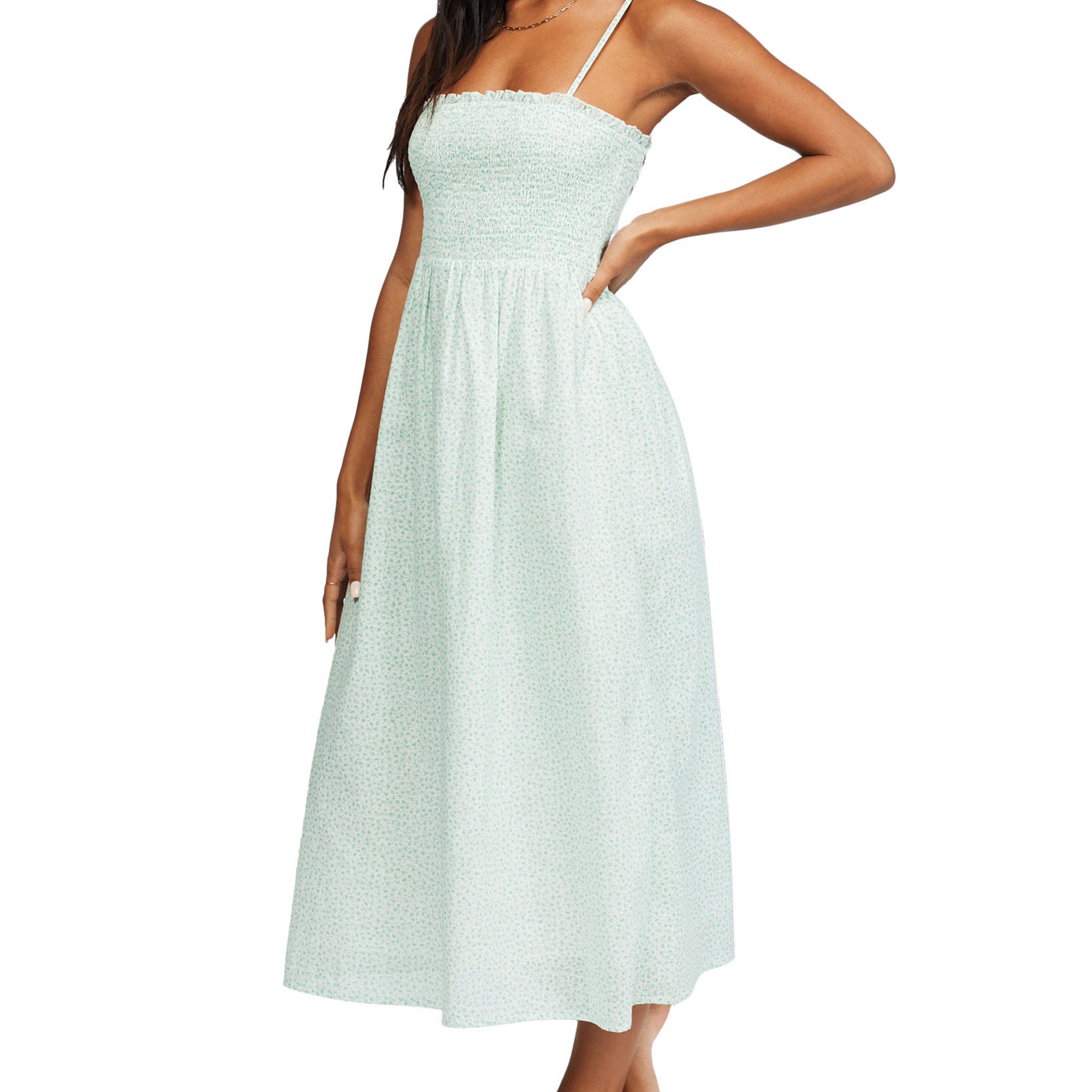 Billabong Women Baja Breeze Cotton Midi Dress