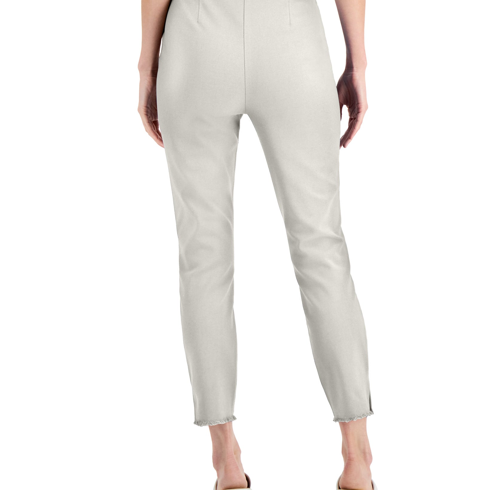 Alfani Women Fringe Hem Pull On Pants